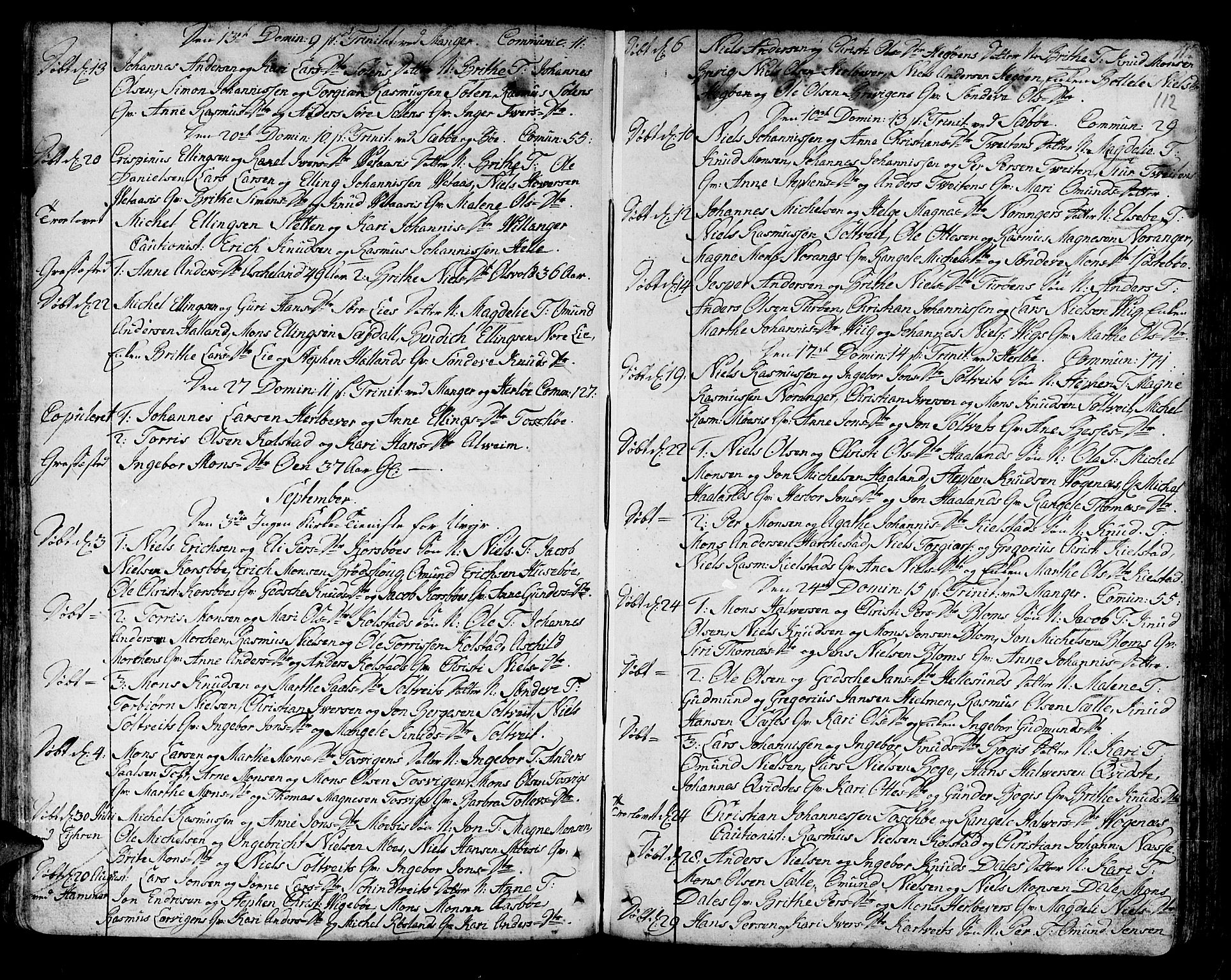 Manger sokneprestembete, SAB/A-76801/H/Haa: Parish register (official) no. A 1, 1759-1791, p. 112