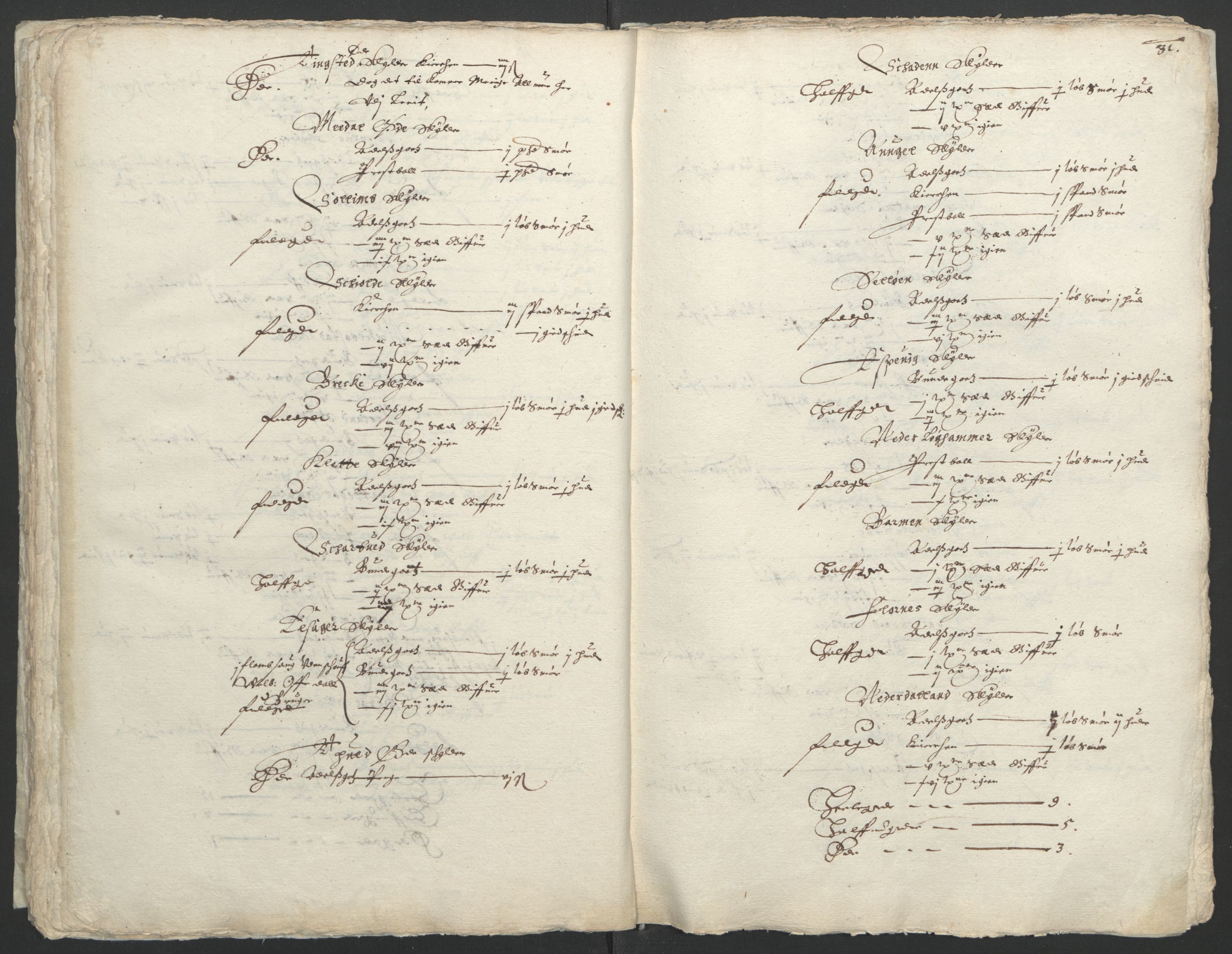 Stattholderembetet 1572-1771, AV/RA-EA-2870/Ek/L0004/0001: Jordebøker til utlikning av garnisonsskatt 1624-1626: / Jordebøker for Bergenhus len, 1626, p. 35