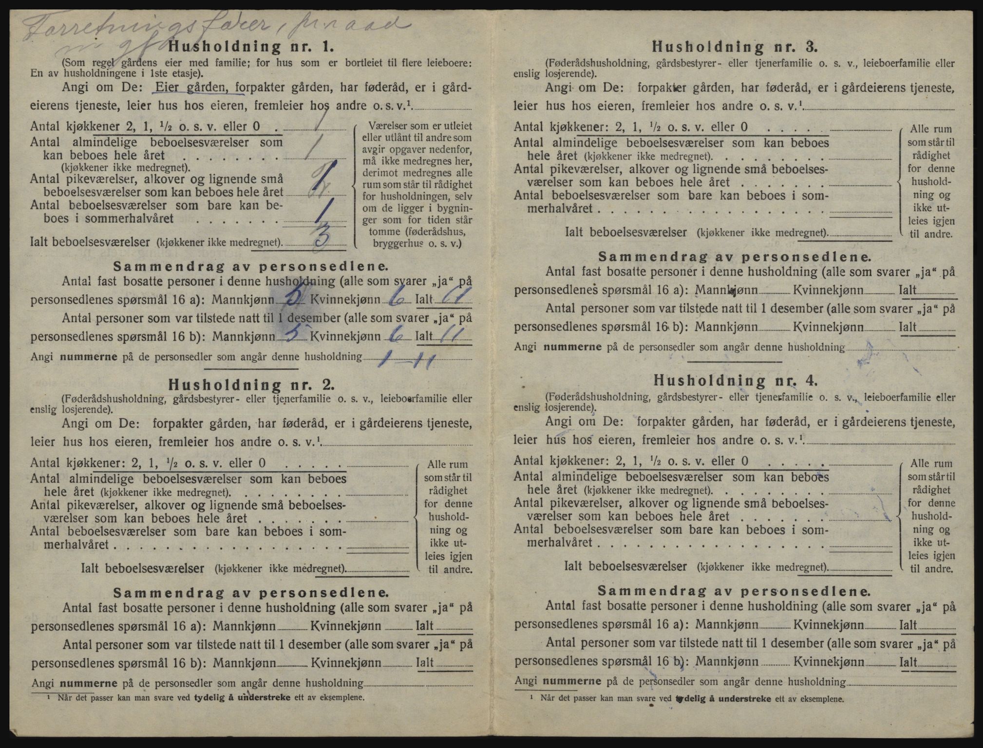 SATØ, 1920 census for Sørfjord, 1920, p. 130