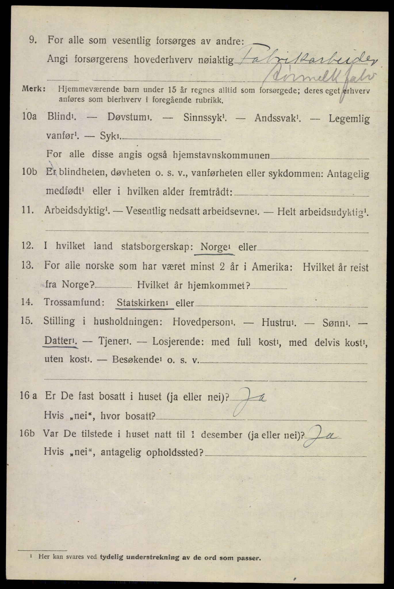 SAKO, 1920 census for Ramnes, 1920, p. 1939