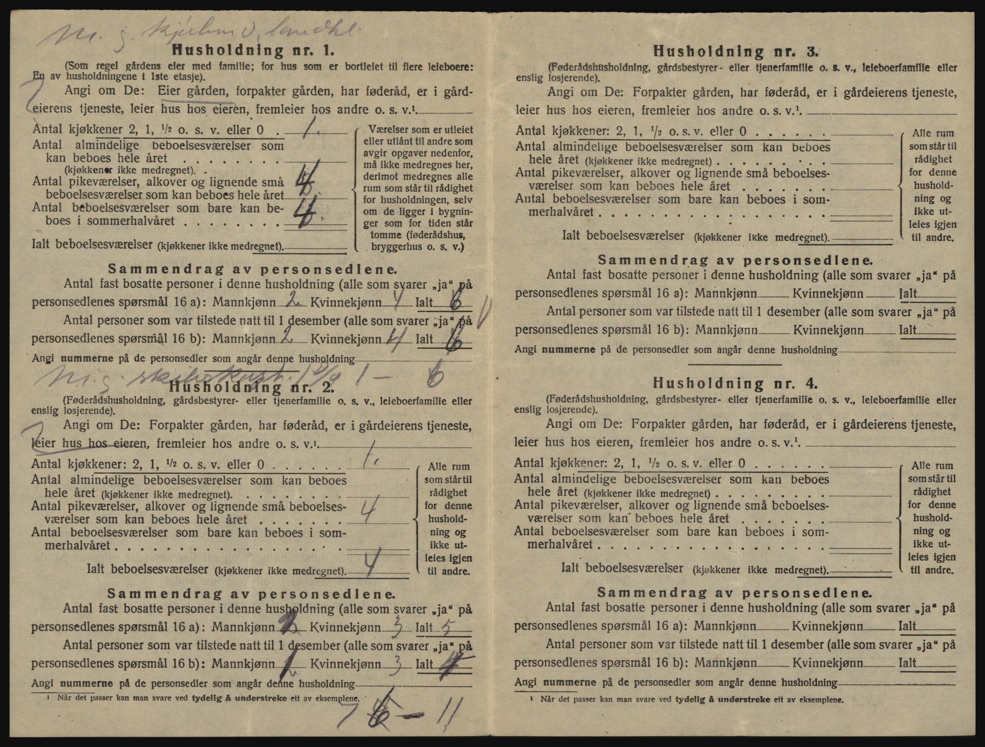 SAO, 1920 census for Glemmen, 1920, p. 1604