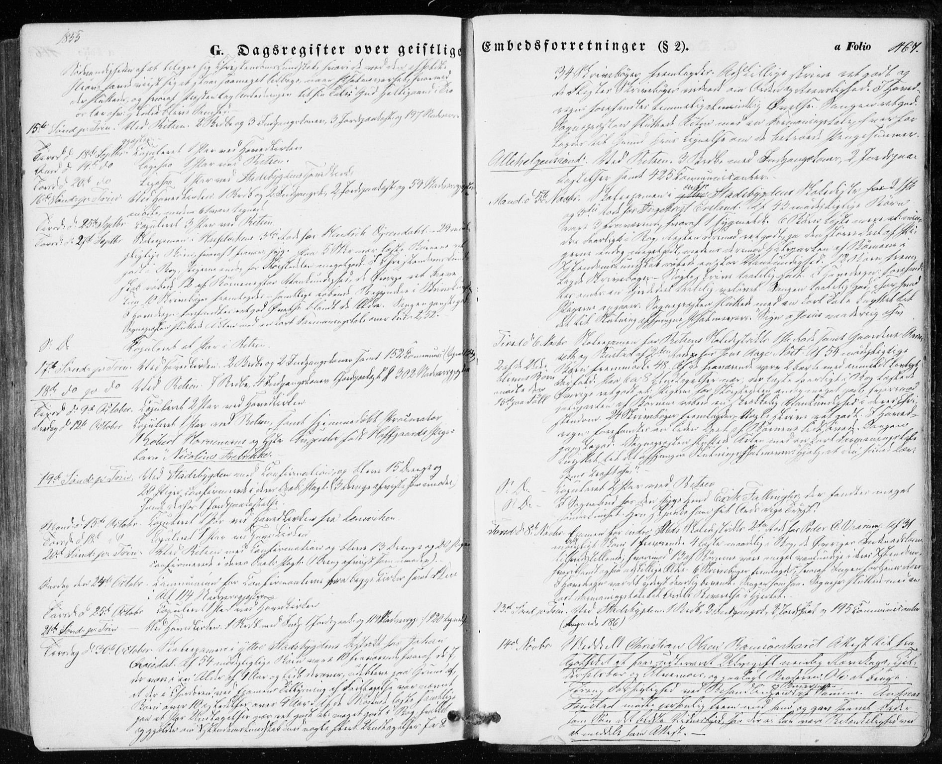 Ministerialprotokoller, klokkerbøker og fødselsregistre - Sør-Trøndelag, AV/SAT-A-1456/646/L0611: Parish register (official) no. 646A09, 1848-1857, p. 467