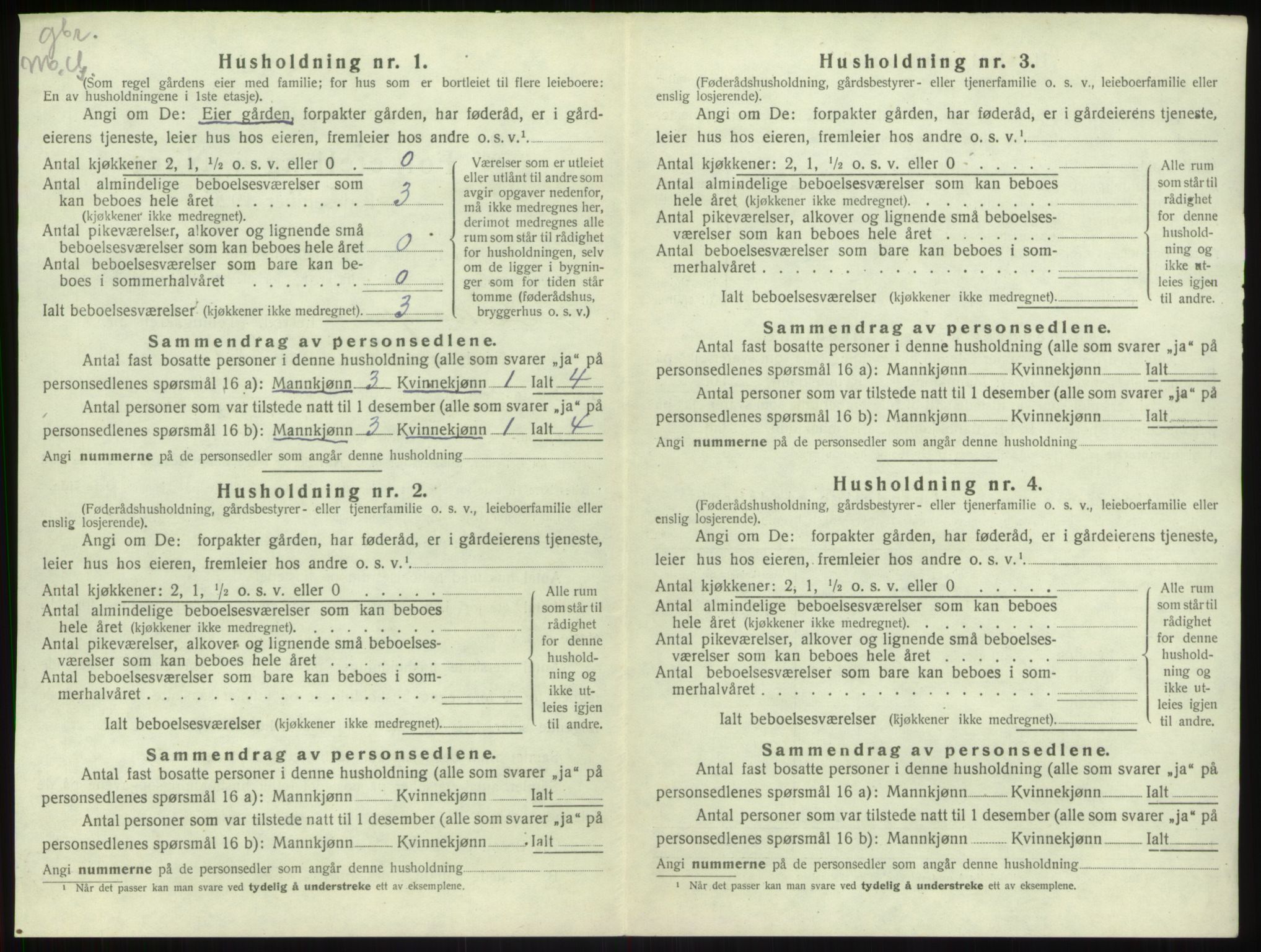 SAB, 1920 census for Leikanger, 1920, p. 566