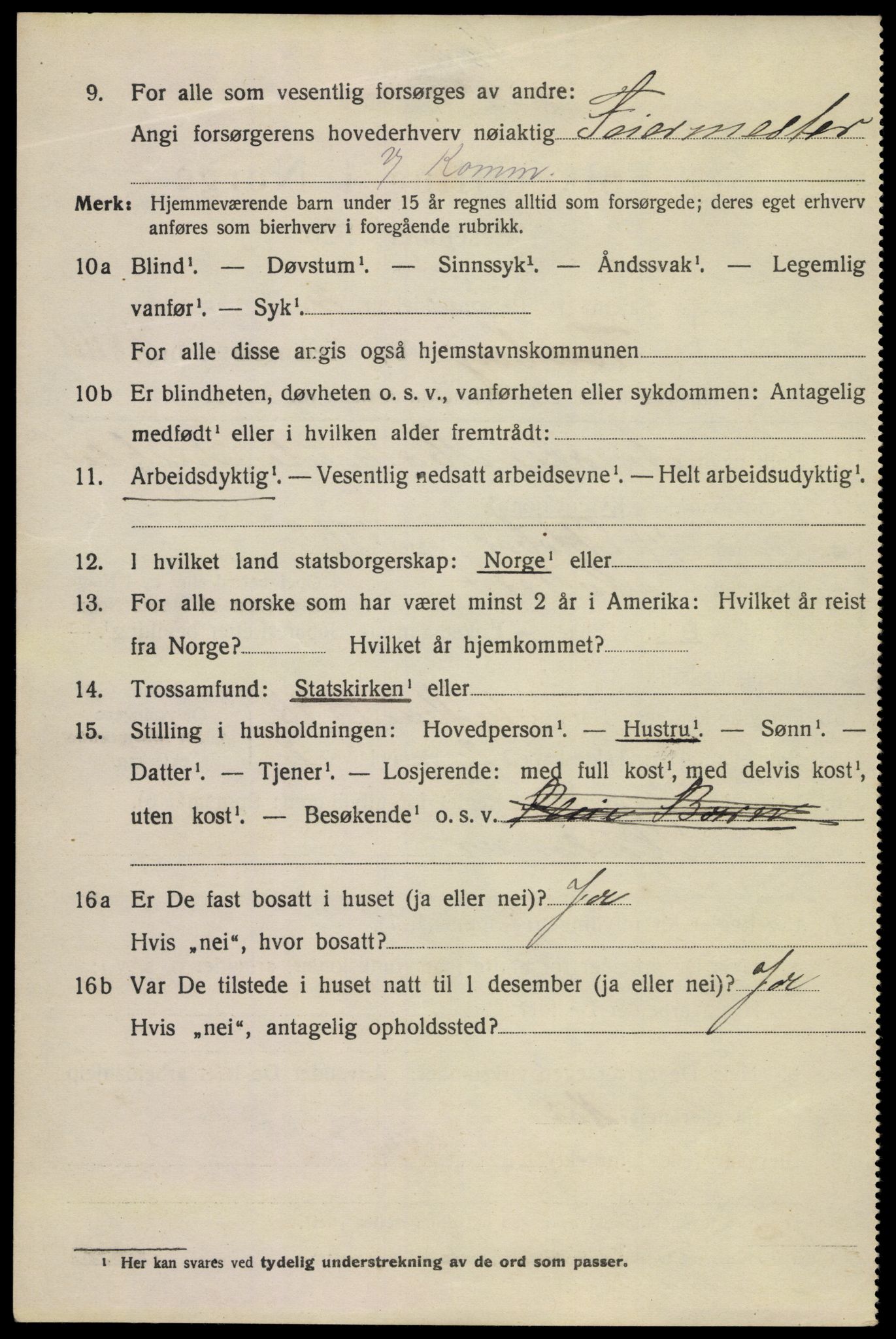 SAKO, 1920 census for Tønsberg, 1920, p. 33250