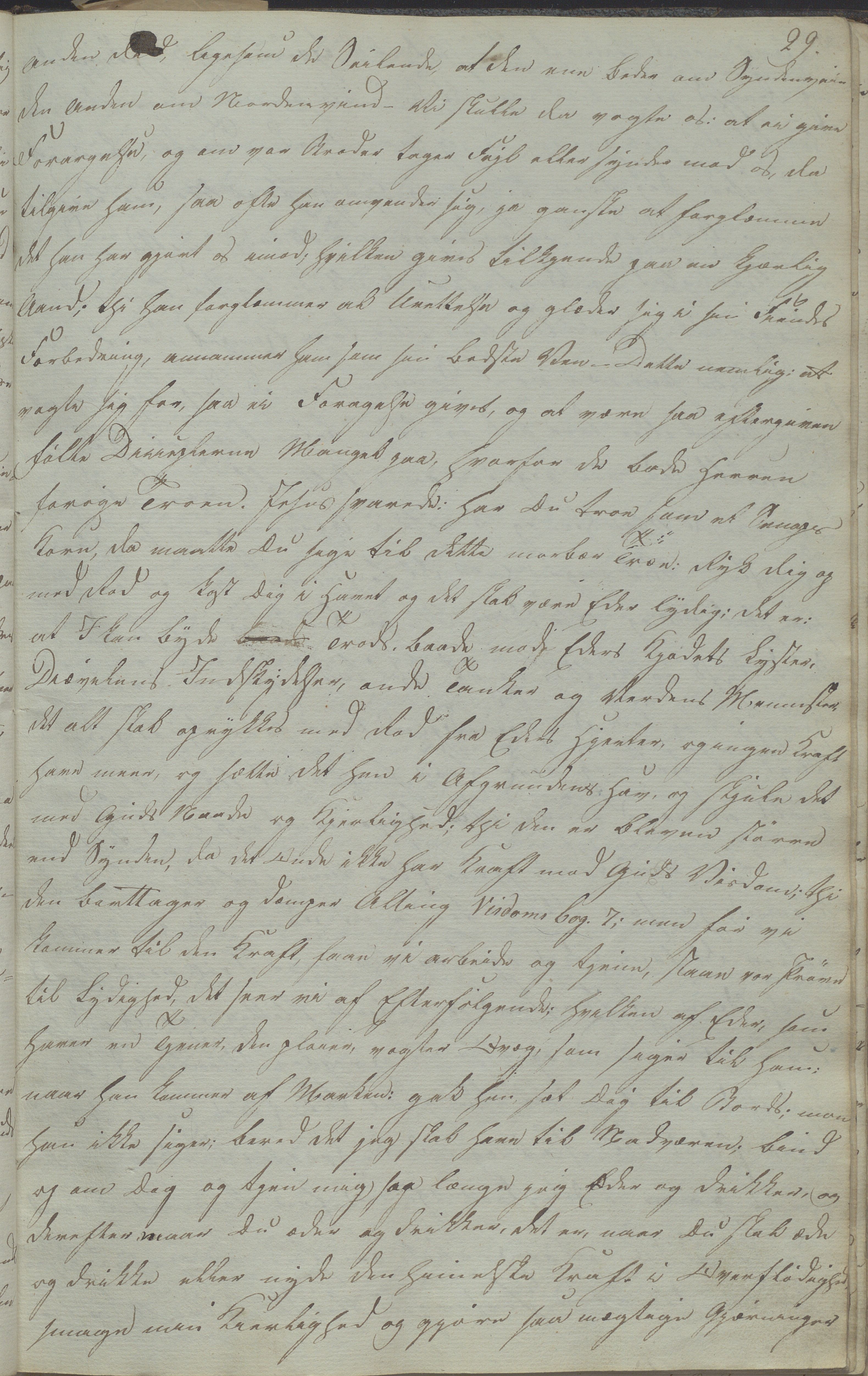 Heggtveitsamlingen, TMF/A-1007/H/L0052/0001: Innbundne brev Ms. S, med innlagt registratur / Innbundne brev Ms S. , 1801-1823, p. 29