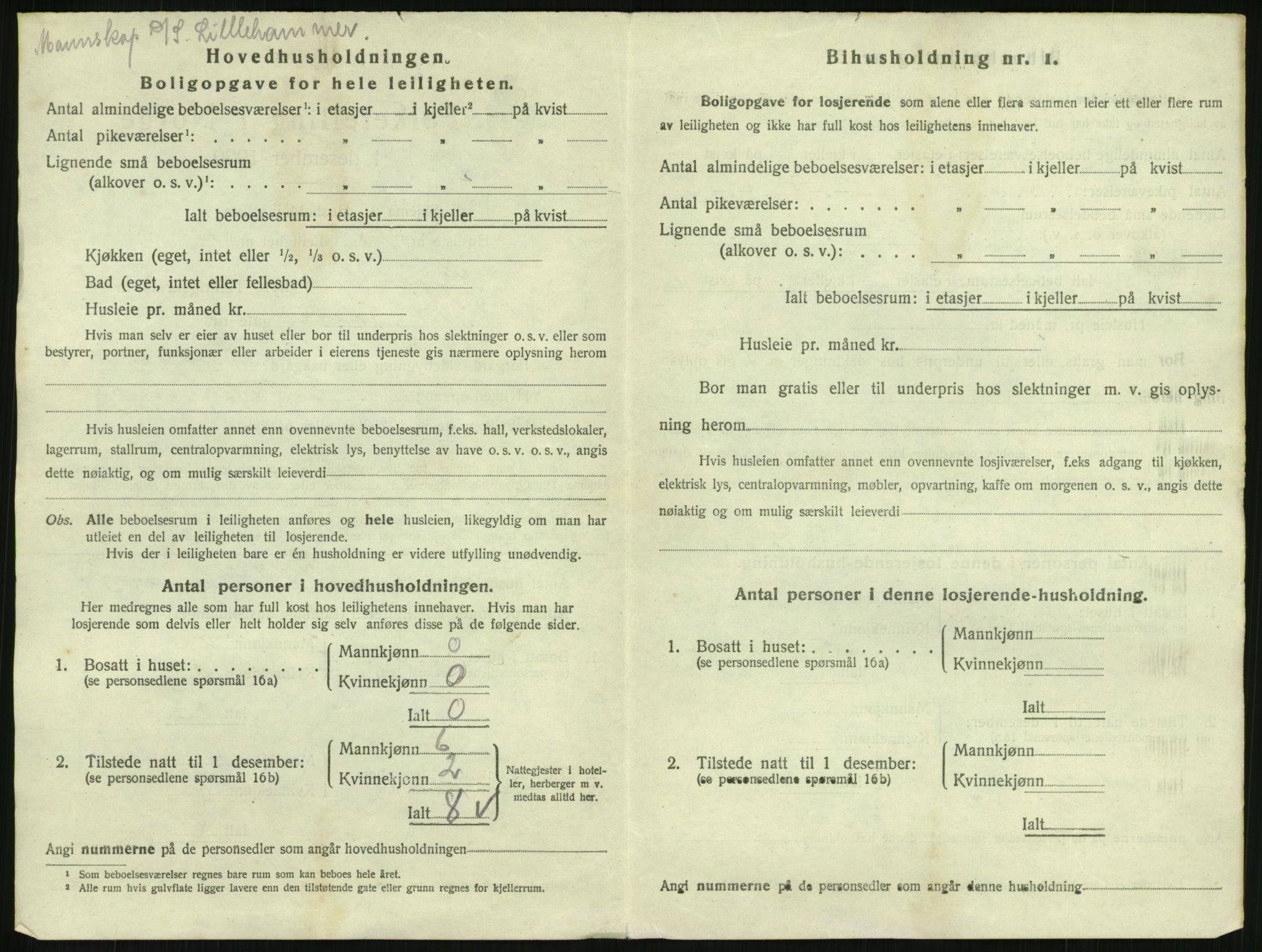 SAH, 1920 census for Gjøvik, 1920, p. 985