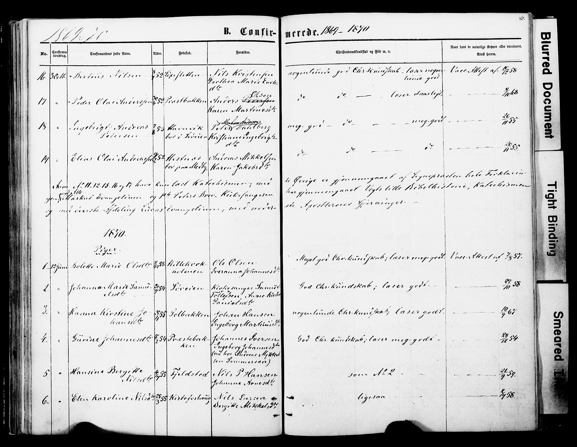 Ibestad sokneprestembete, SATØ/S-0077/H/Ha/Haa/L0013kirke: Parish register (official) no. 13, 1865-1879, p. 80