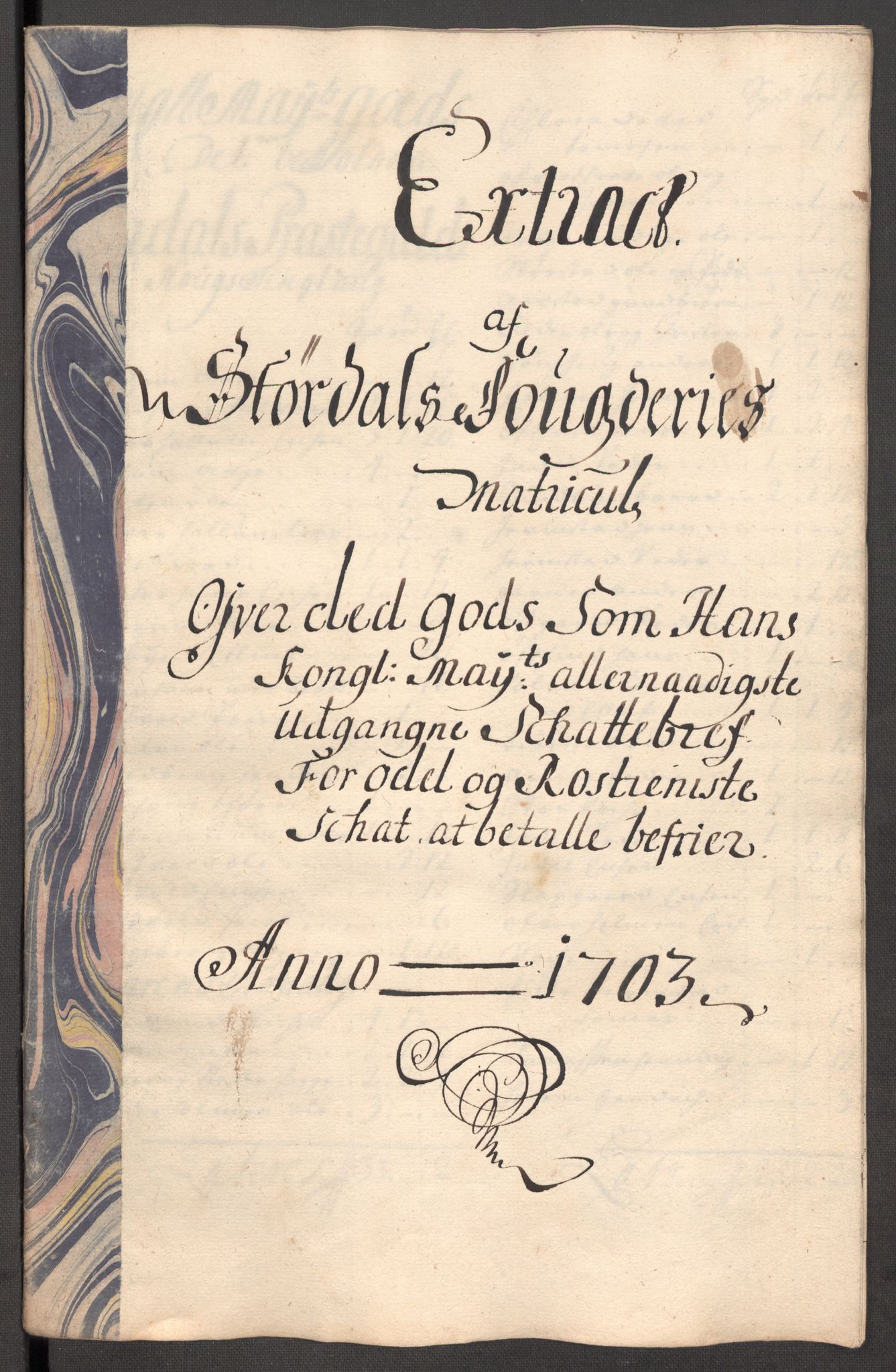 Rentekammeret inntil 1814, Reviderte regnskaper, Fogderegnskap, RA/EA-4092/R62/L4194: Fogderegnskap Stjørdal og Verdal, 1703, p. 239