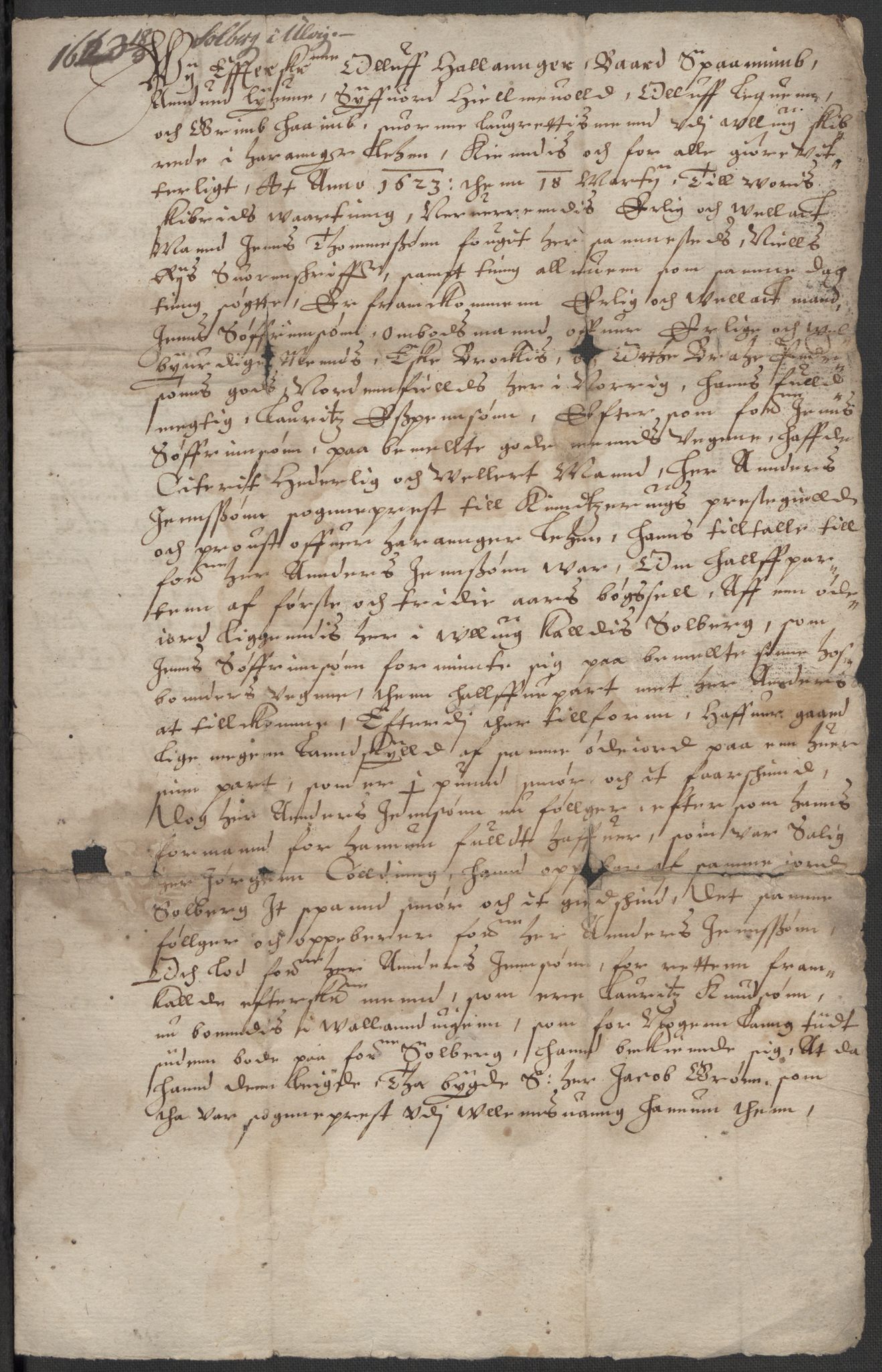 Riksarkivets diplomsamling, AV/RA-EA-5965/F15/L0037: Prestearkiv - Hordaland, 1577-1733, p. 20