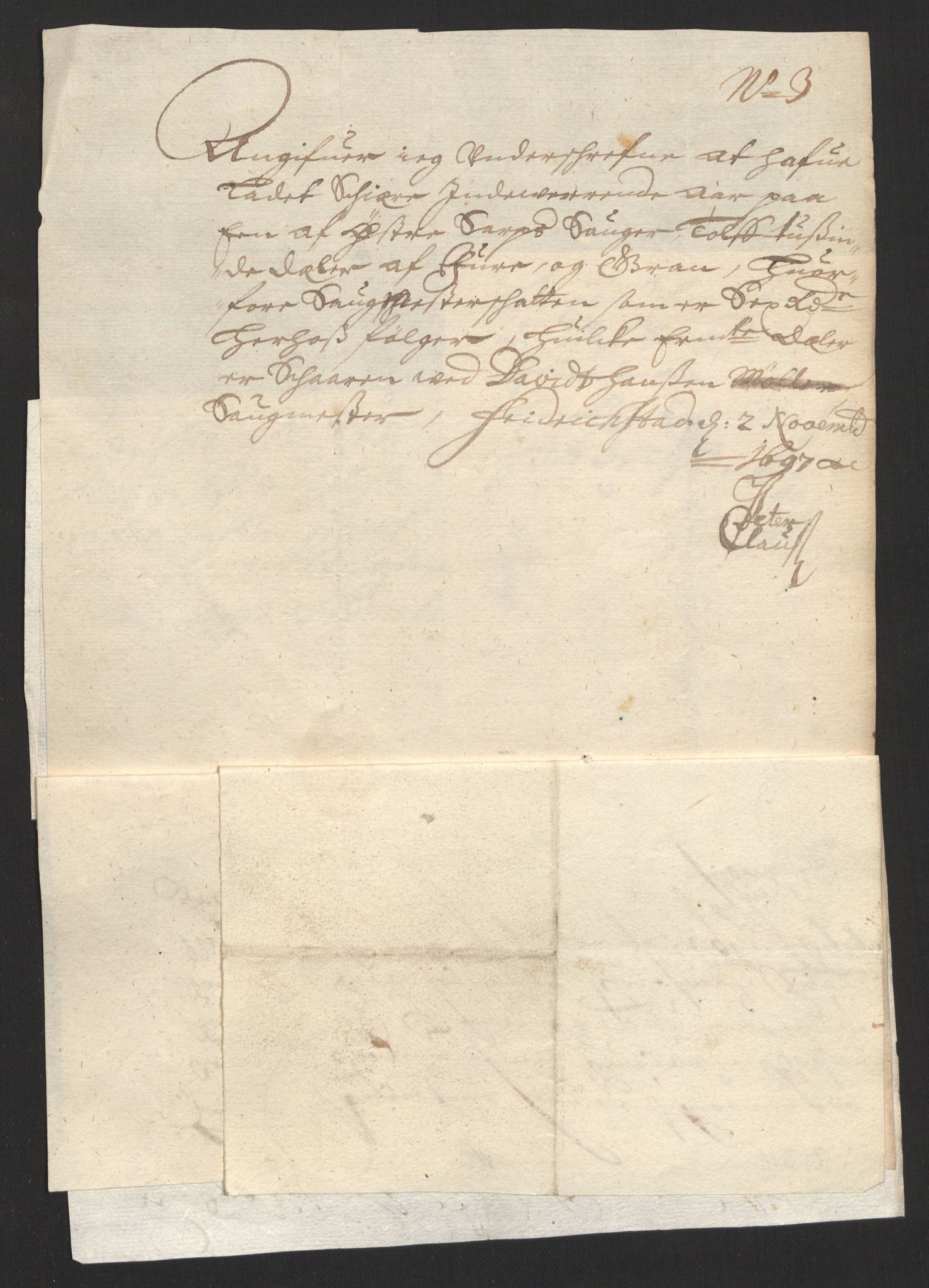 Rentekammeret inntil 1814, Reviderte regnskaper, Fogderegnskap, AV/RA-EA-4092/R01/L0013: Fogderegnskap Idd og Marker, 1696-1698, p. 231