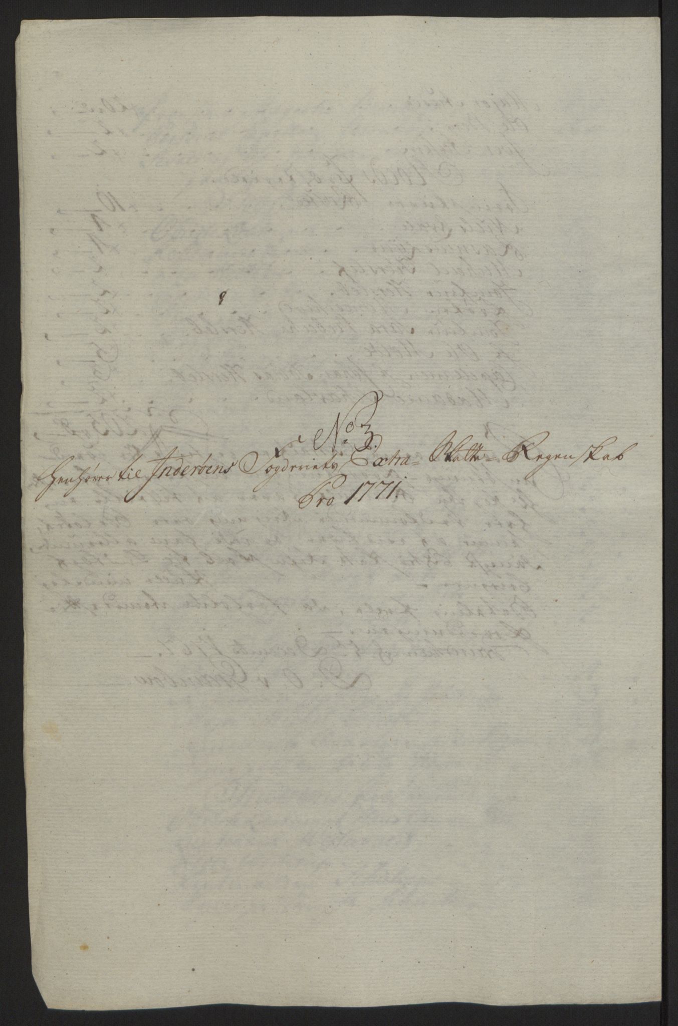 Rentekammeret inntil 1814, Reviderte regnskaper, Fogderegnskap, AV/RA-EA-4092/R63/L4420: Ekstraskatten Inderøy, 1762-1772, p. 428