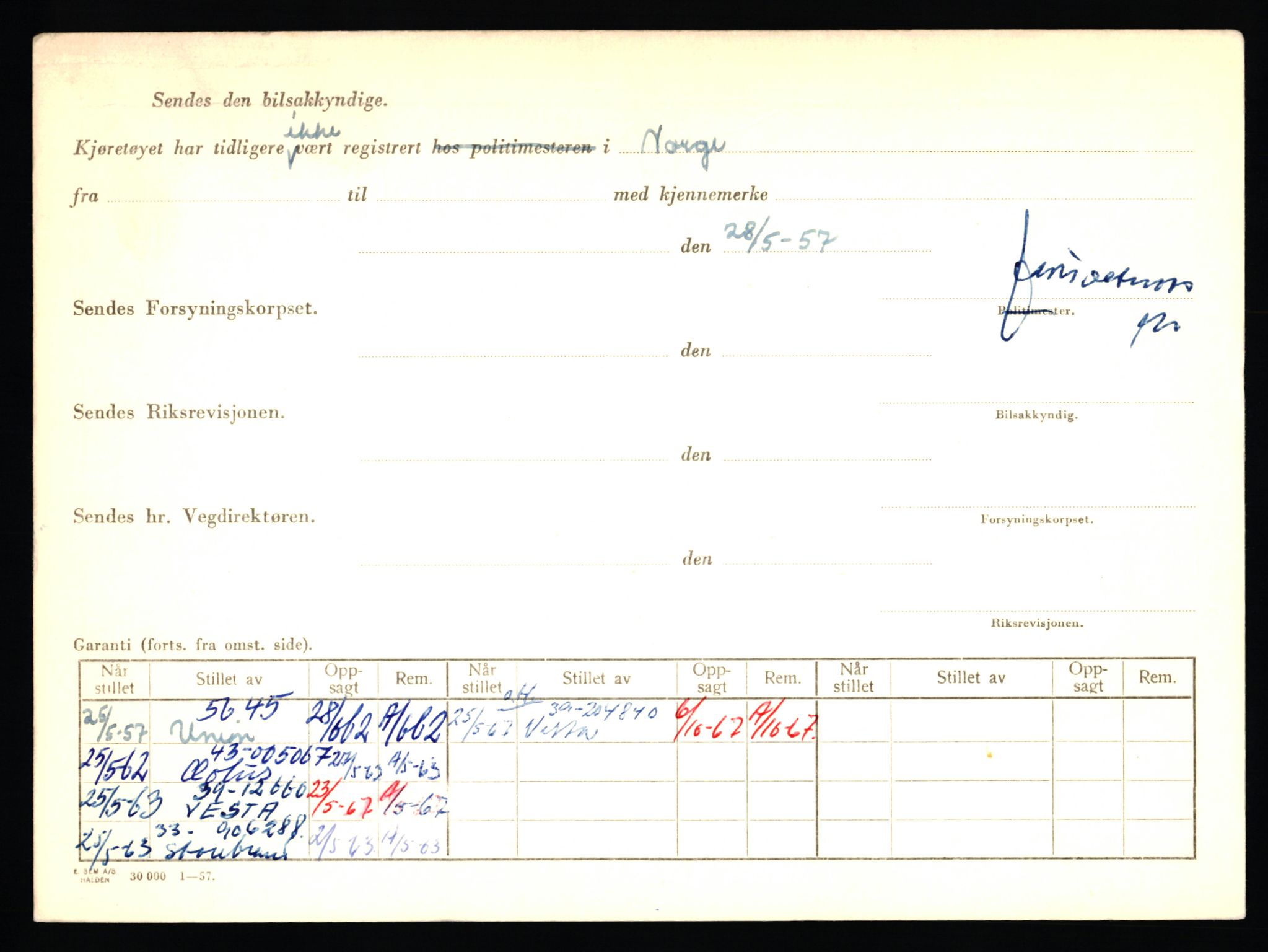 Stavanger trafikkstasjon, AV/SAST-A-101942/0/F/L0013: L-4700 - L-5079, 1930-1971, p. 30