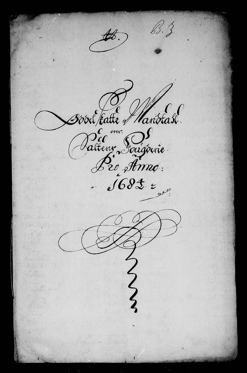 Rentekammeret inntil 1814, Reviderte regnskaper, Stiftamtstueregnskaper, Trondheim stiftamt og Nordland amt, AV/RA-EA-6044/R/Rg/L0077: Trondheim stiftamt og Nordland amt, 1684