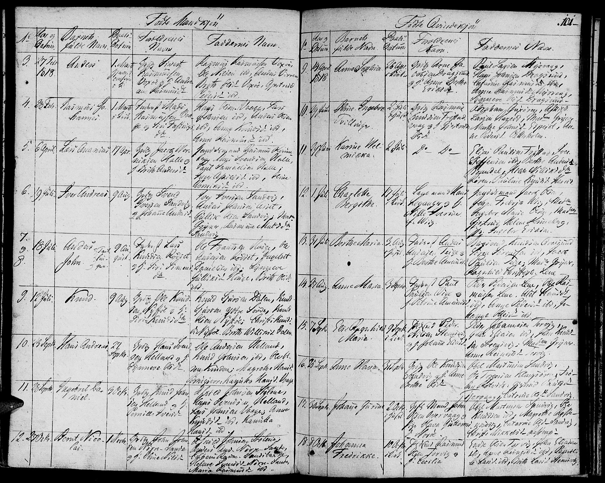 Ministerialprotokoller, klokkerbøker og fødselsregistre - Møre og Romsdal, AV/SAT-A-1454/507/L0068: Parish register (official) no. 507A03, 1789-1825, p. 101