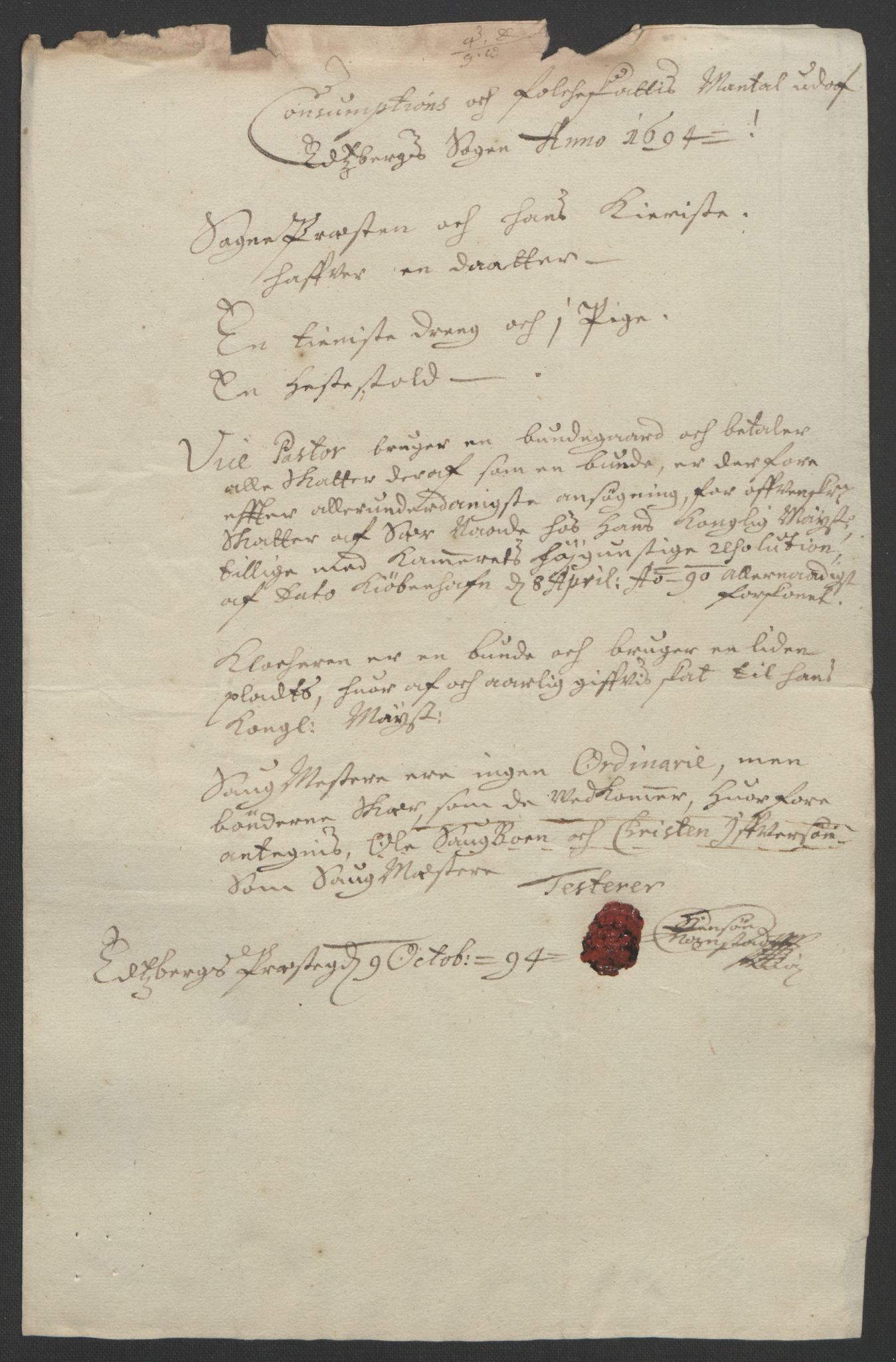 Rentekammeret inntil 1814, Reviderte regnskaper, Fogderegnskap, AV/RA-EA-4092/R07/L0284: Fogderegnskap Rakkestad, Heggen og Frøland, 1694, p. 249