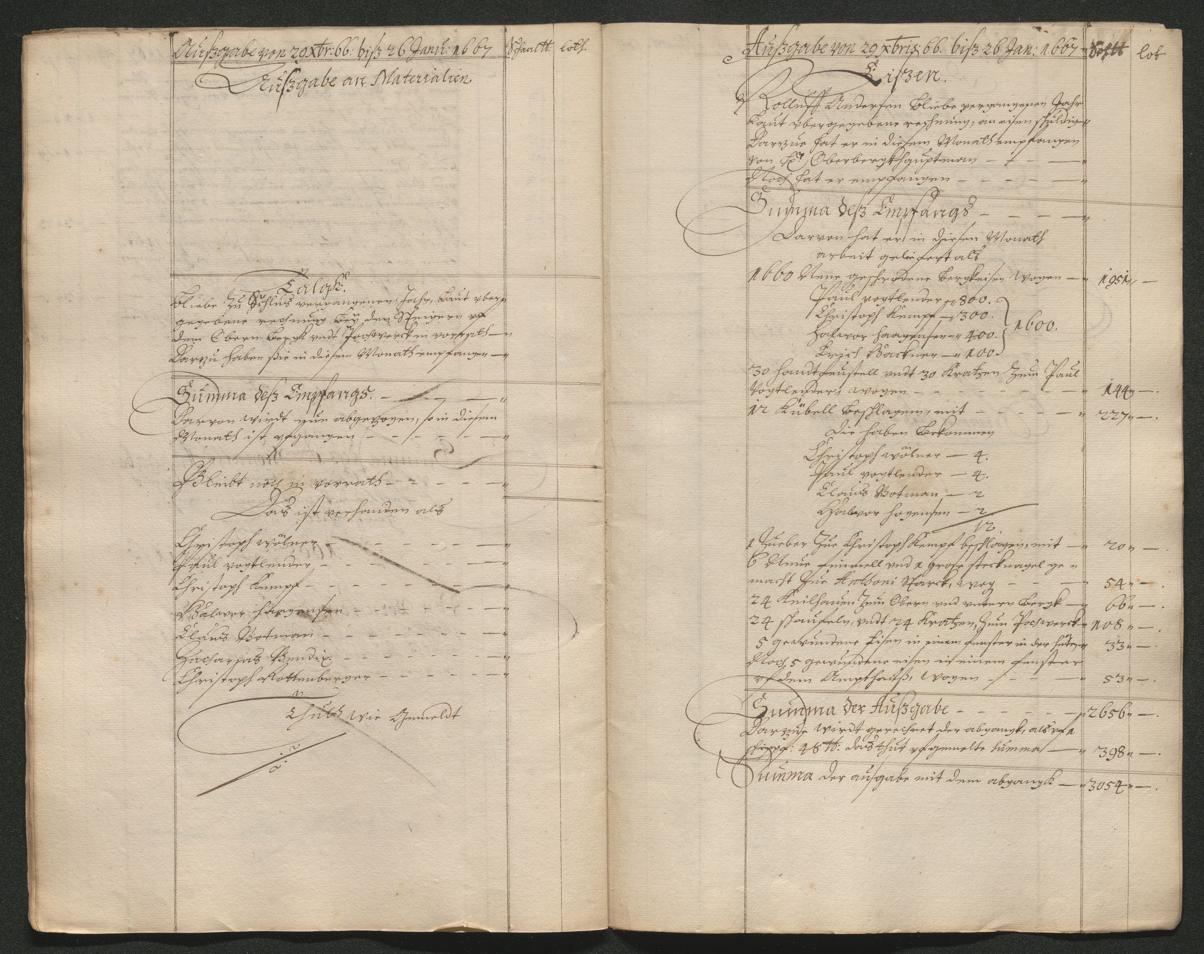 Kongsberg Sølvverk 1623-1816, AV/SAKO-EA-3135/001/D/Dc/Dcd/L0040: Utgiftsregnskap for gruver m.m., 1667, p. 846