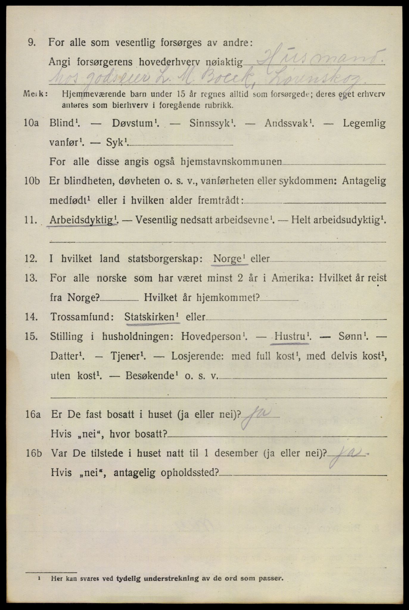 SAO, 1920 census for Lørenskog, 1920, p. 6951