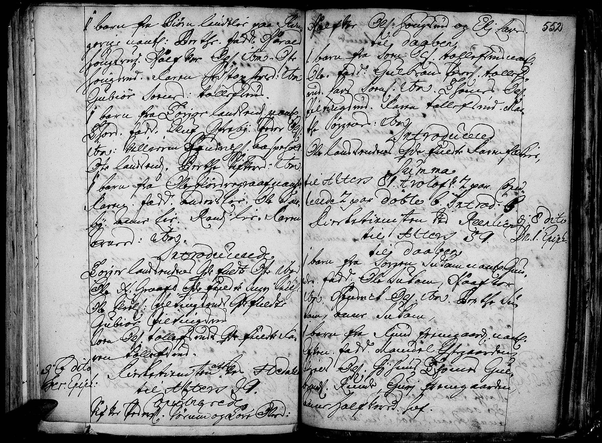 Aurdal prestekontor, SAH/PREST-126/H/Ha/Haa/L0001: Parish register (official) no. 1-3, 1692-1730, p. 552