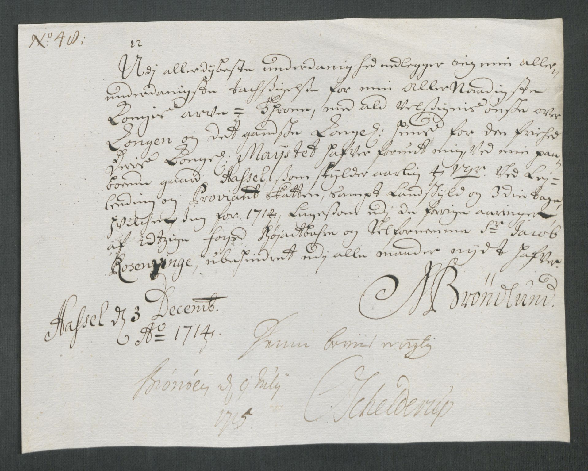 Rentekammeret inntil 1814, Reviderte regnskaper, Fogderegnskap, AV/RA-EA-4092/R67/L4680: Fogderegnskap Vesterålen, Andenes og Lofoten, 1714, p. 251