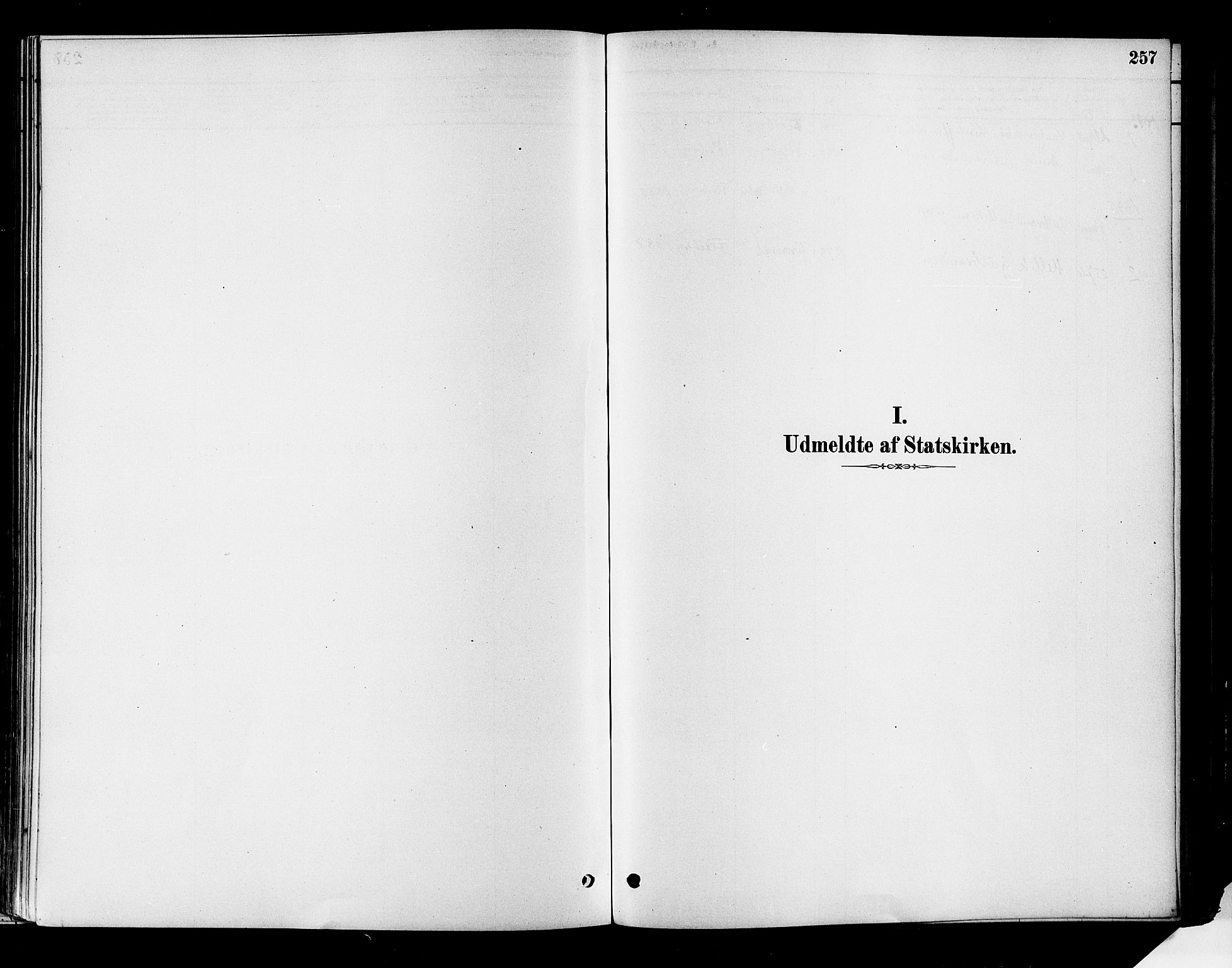 Flesberg kirkebøker, SAKO/A-18/F/Fa/L0008: Parish register (official) no. I 8, 1879-1899, p. 257