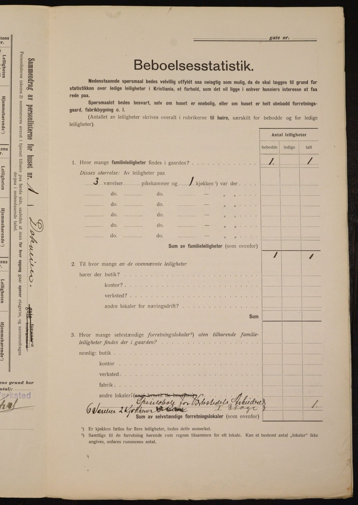 OBA, Municipal Census 1912 for Kristiania, 1912, p. 15739