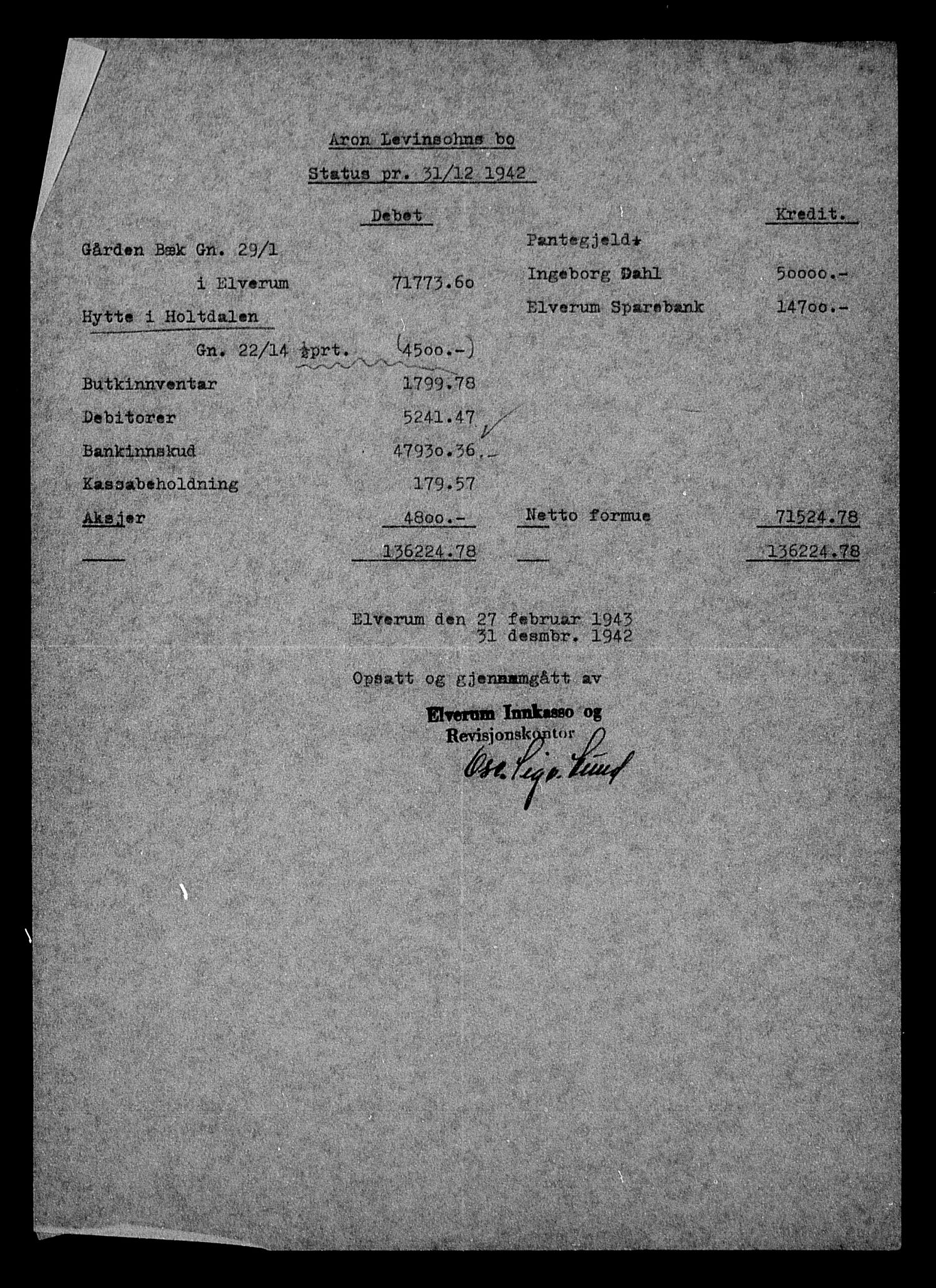 Justisdepartementet, Tilbakeføringskontoret for inndratte formuer, AV/RA-S-1564/H/Hc/Hcd/L1003: --, 1945-1947, p. 21