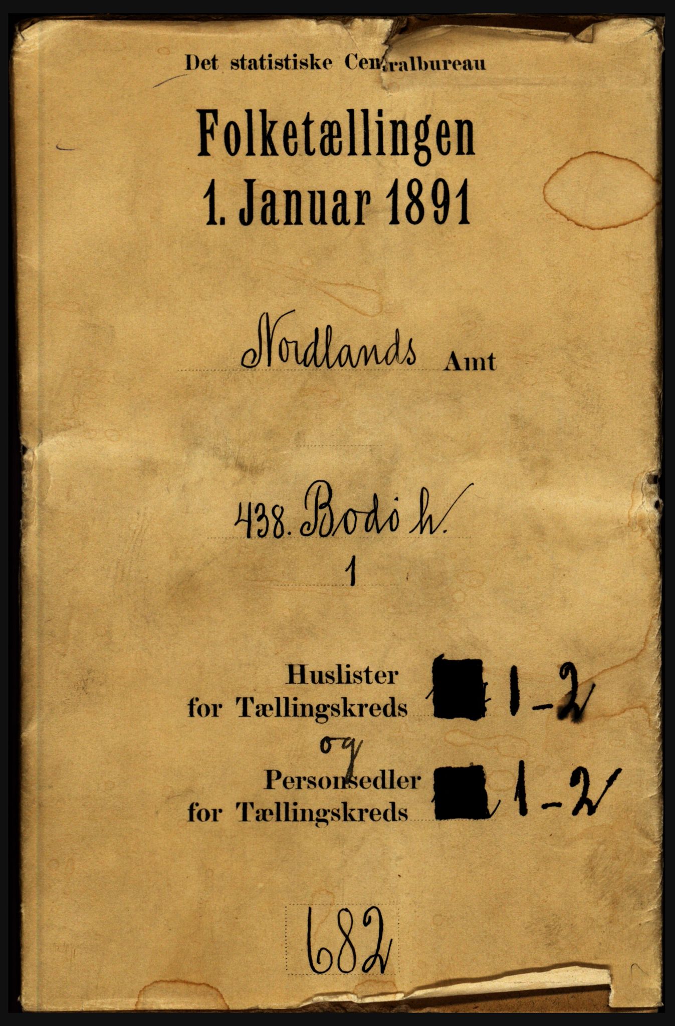 RA, 1891 census for 1843 Bodø, 1891, p. 25