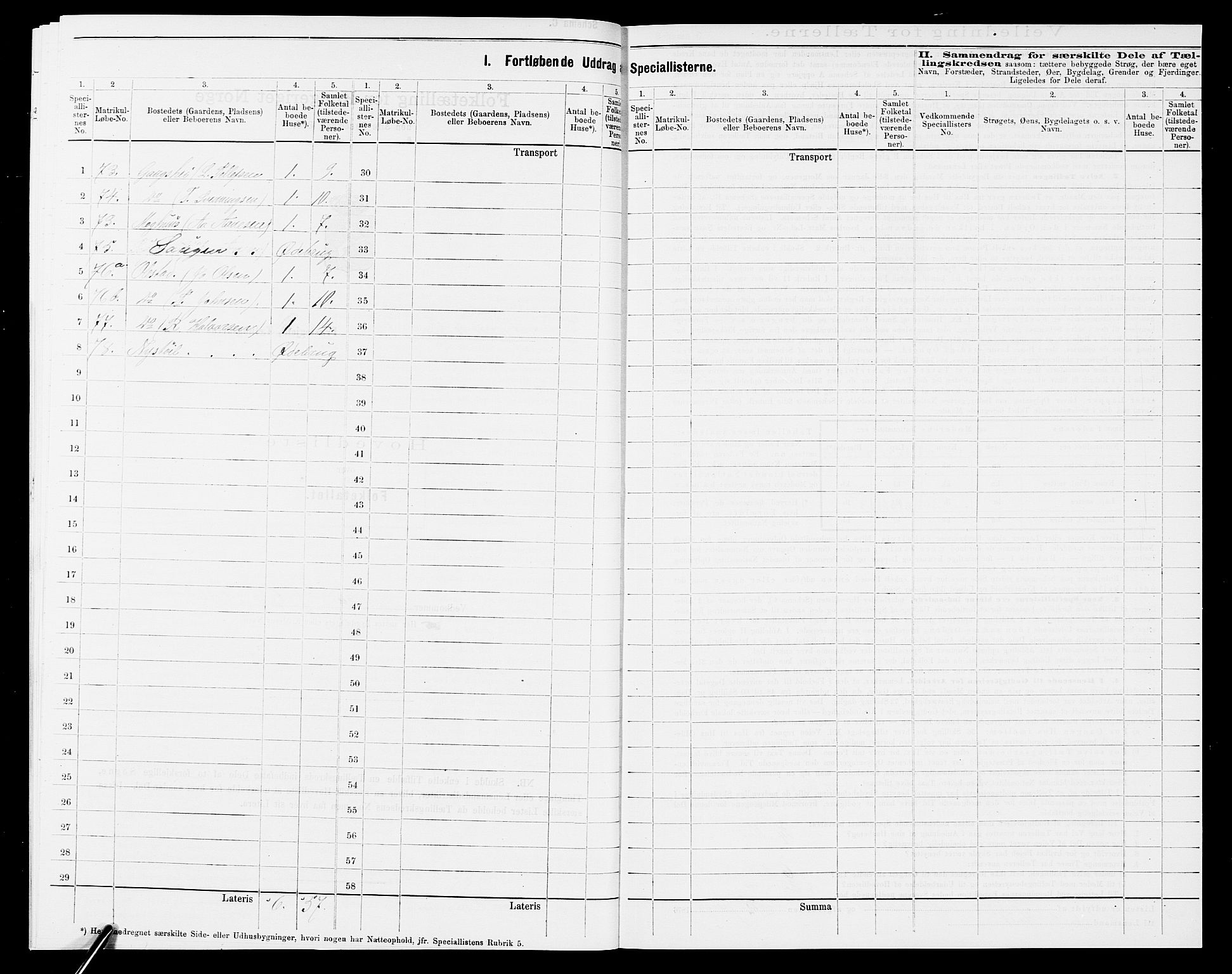 SAK, 1875 census for 0929P Åmli, 1875, p. 25