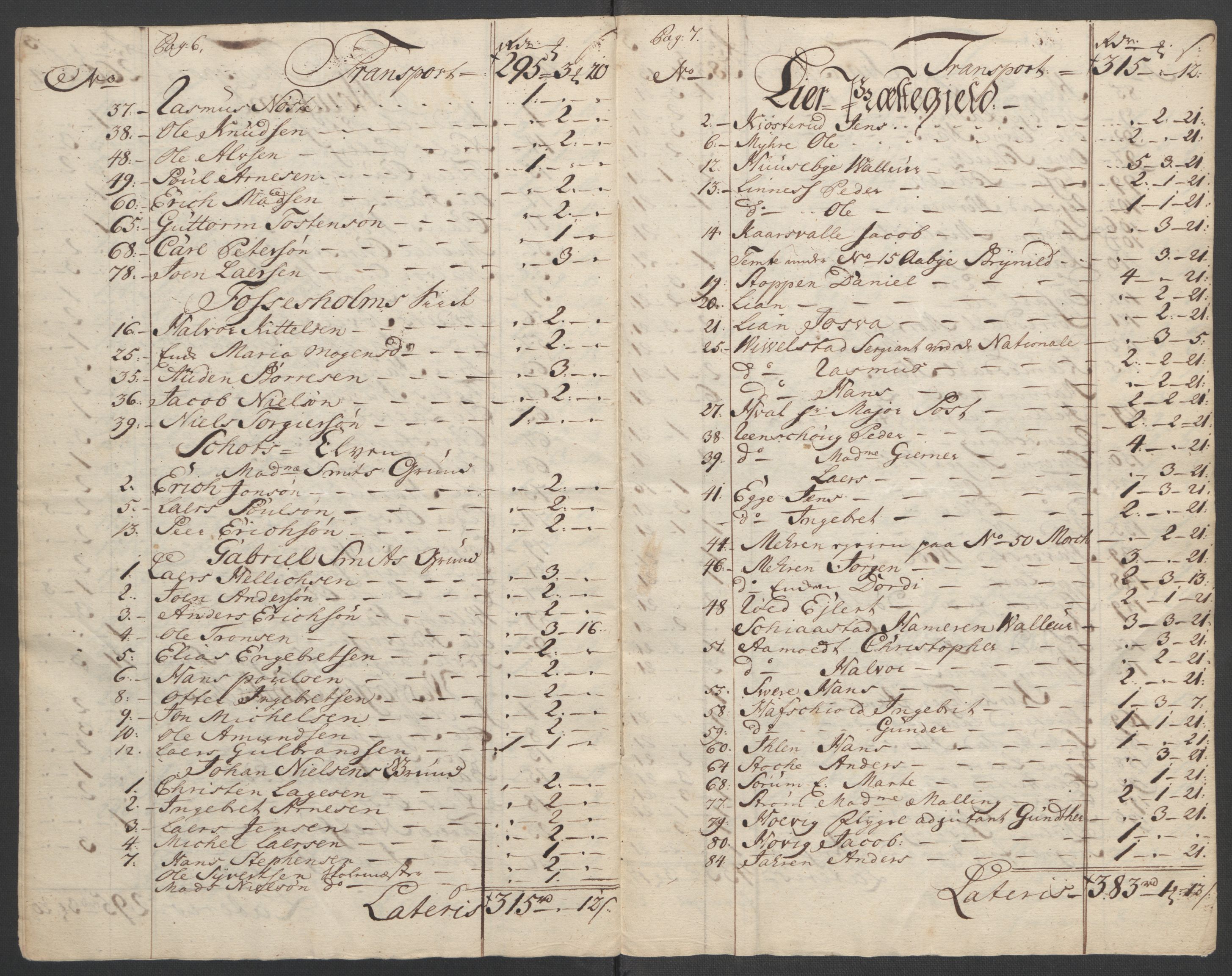 Rentekammeret inntil 1814, Reviderte regnskaper, Fogderegnskap, AV/RA-EA-4092/R31/L1833: Ekstraskatten Hurum, Røyken, Eiker, Lier og Buskerud, 1762-1764, p. 242