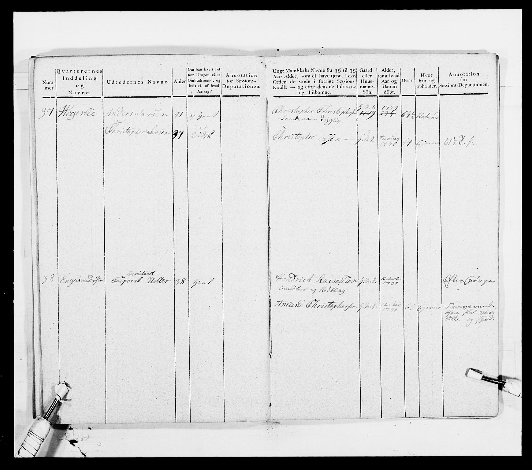 Generalitets- og kommissariatskollegiet, Det kongelige norske kommissariatskollegium, AV/RA-EA-5420/E/Eh/L0003: 1. Sønnafjelske dragonregiment, 1767-1812, p. 710