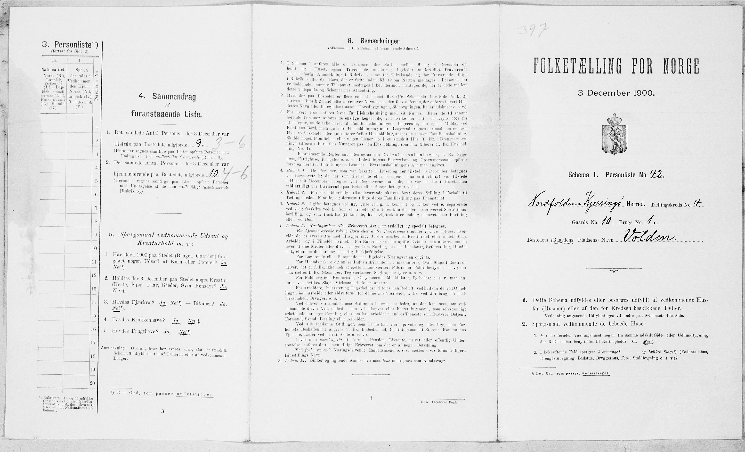 SAT, 1900 census for Nordfold-Kjerringøy, 1900, p. 470