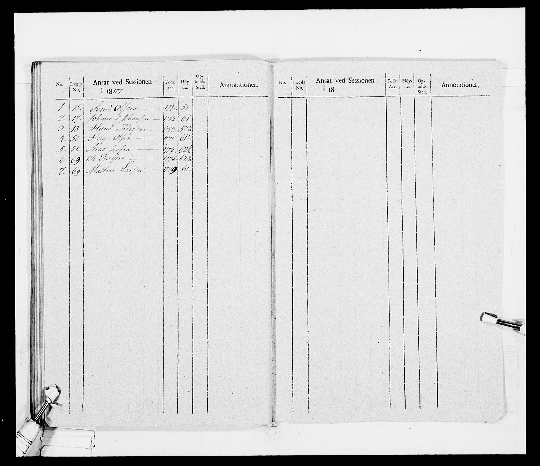 Generalitets- og kommissariatskollegiet, Det kongelige norske kommissariatskollegium, AV/RA-EA-5420/E/Eh/L0030a: Sønnafjelske gevorbne infanteriregiment, 1807, p. 145