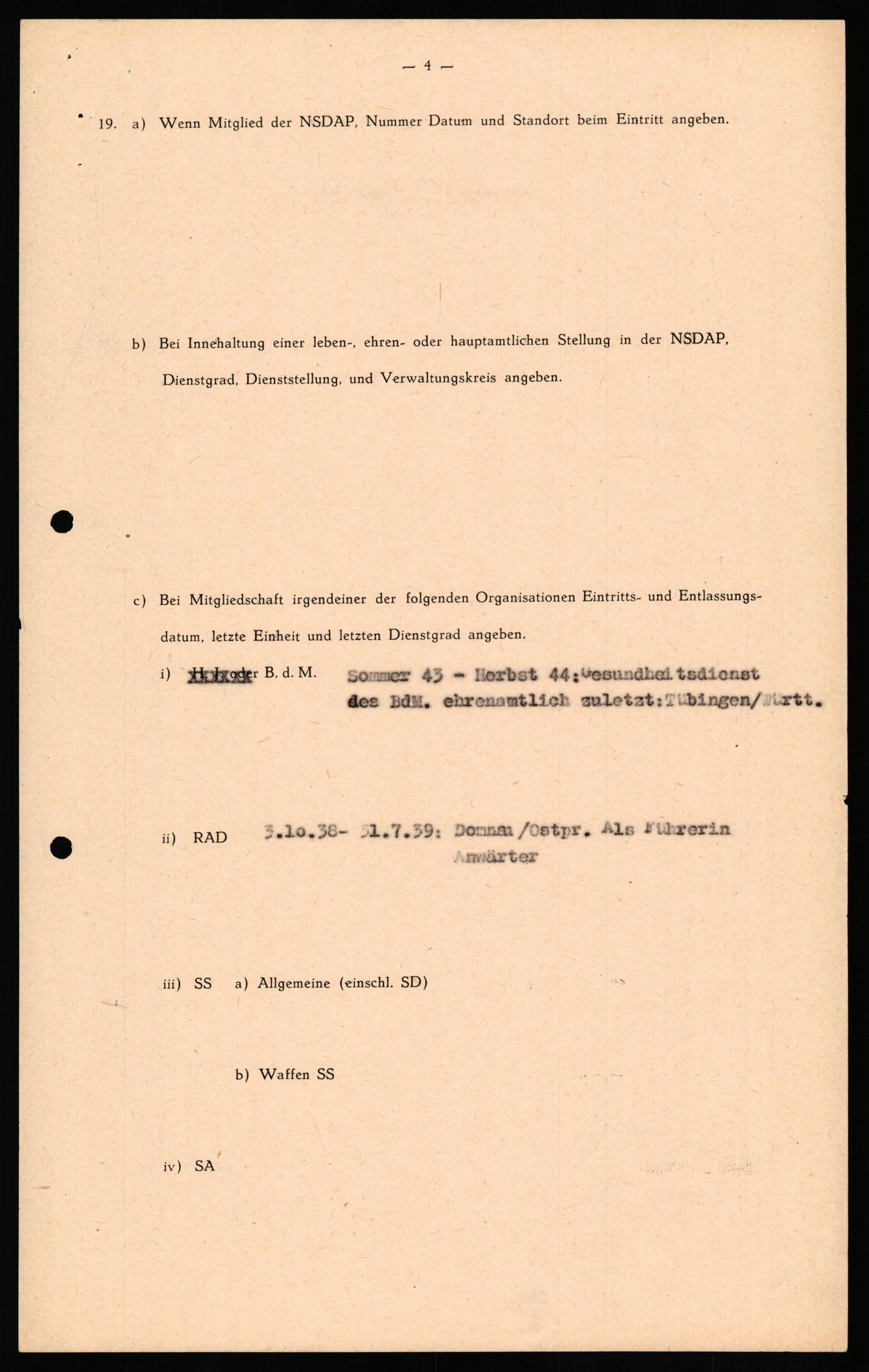 Forsvaret, Forsvarets overkommando II, AV/RA-RAFA-3915/D/Db/L0035: CI Questionaires. Tyske okkupasjonsstyrker i Norge. Tyskere., 1945-1946, p. 493