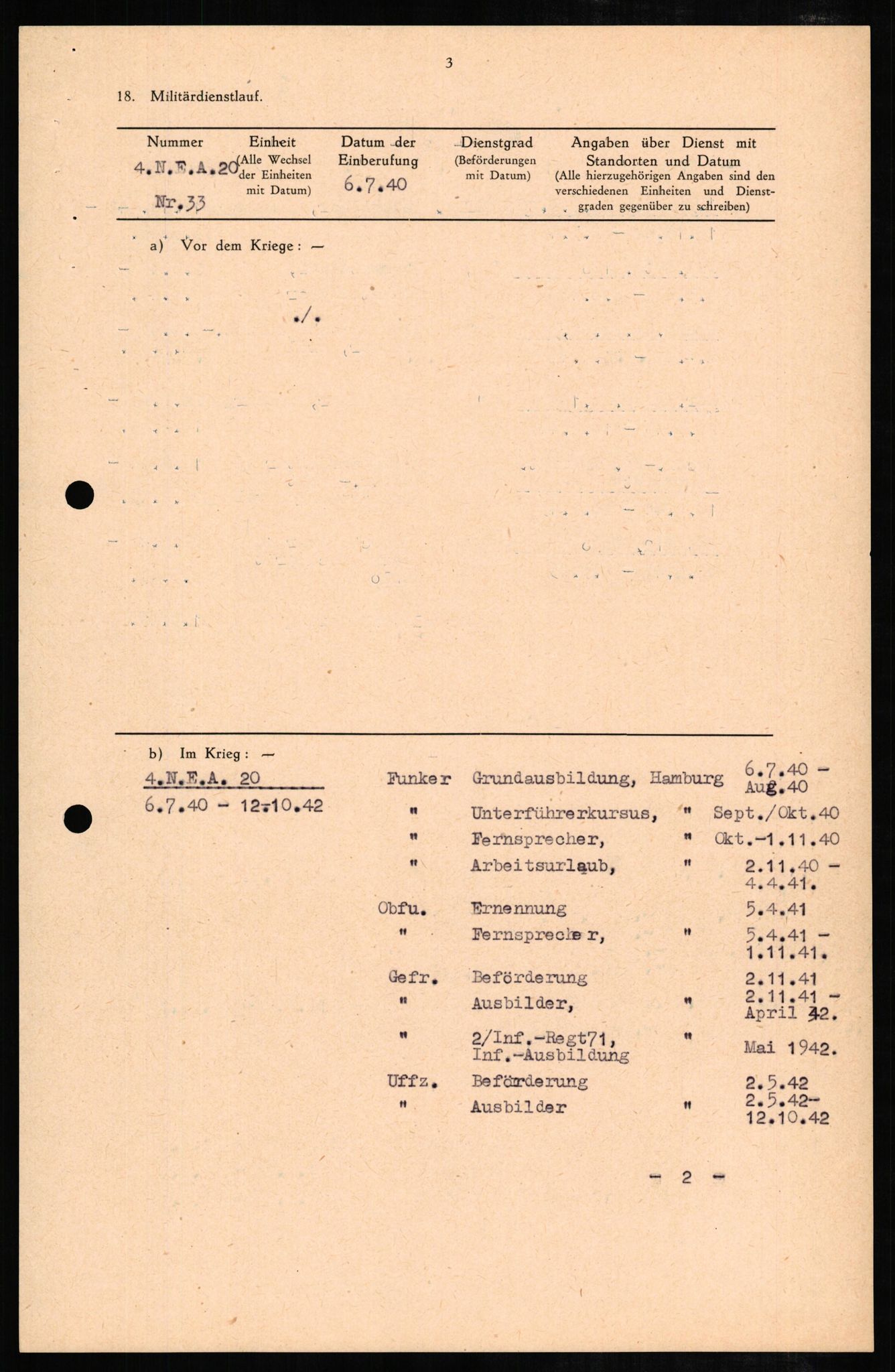 Forsvaret, Forsvarets overkommando II, RA/RAFA-3915/D/Db/L0007: CI Questionaires. Tyske okkupasjonsstyrker i Norge. Tyskere., 1945-1946, p. 360