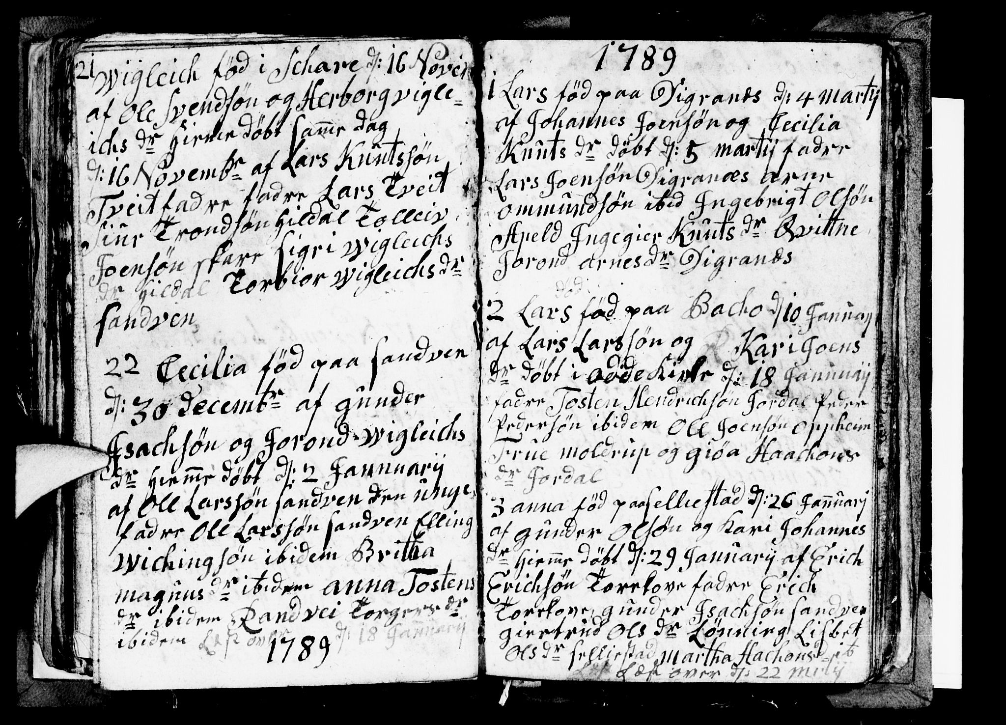 Odda Sokneprestembete, AV/SAB-A-77201/H/Hab: Parish register (copy) no. A 2, 1788-1791, p. 69