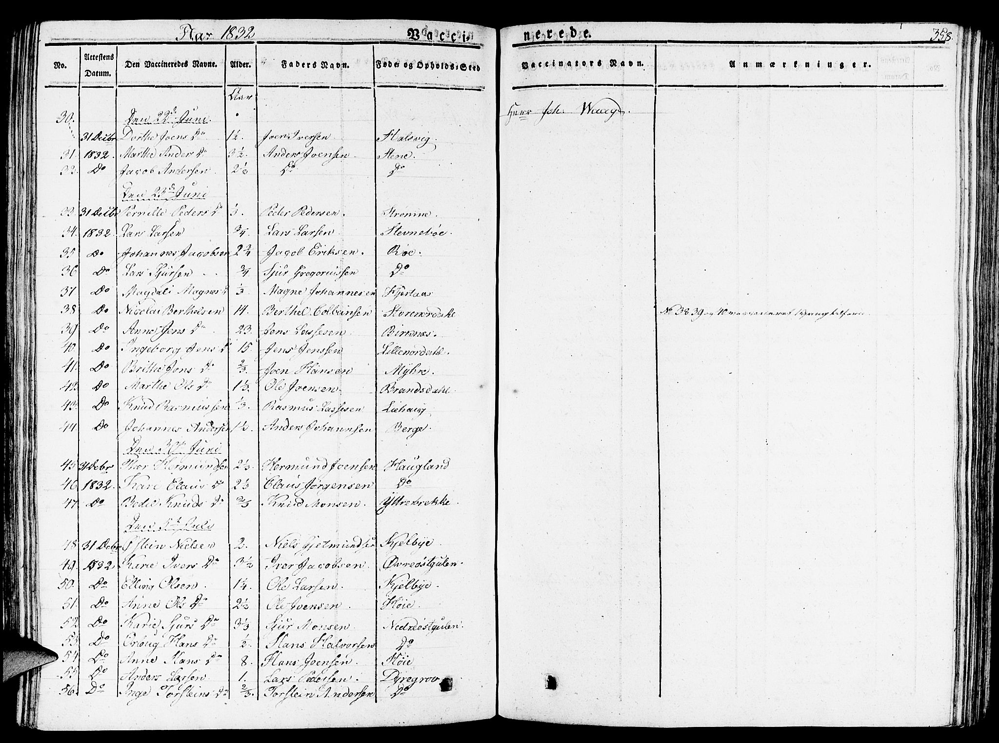 Gulen sokneprestembete, AV/SAB-A-80201/H/Haa/Haaa/L0019: Parish register (official) no. A 19, 1826-1836, p. 358