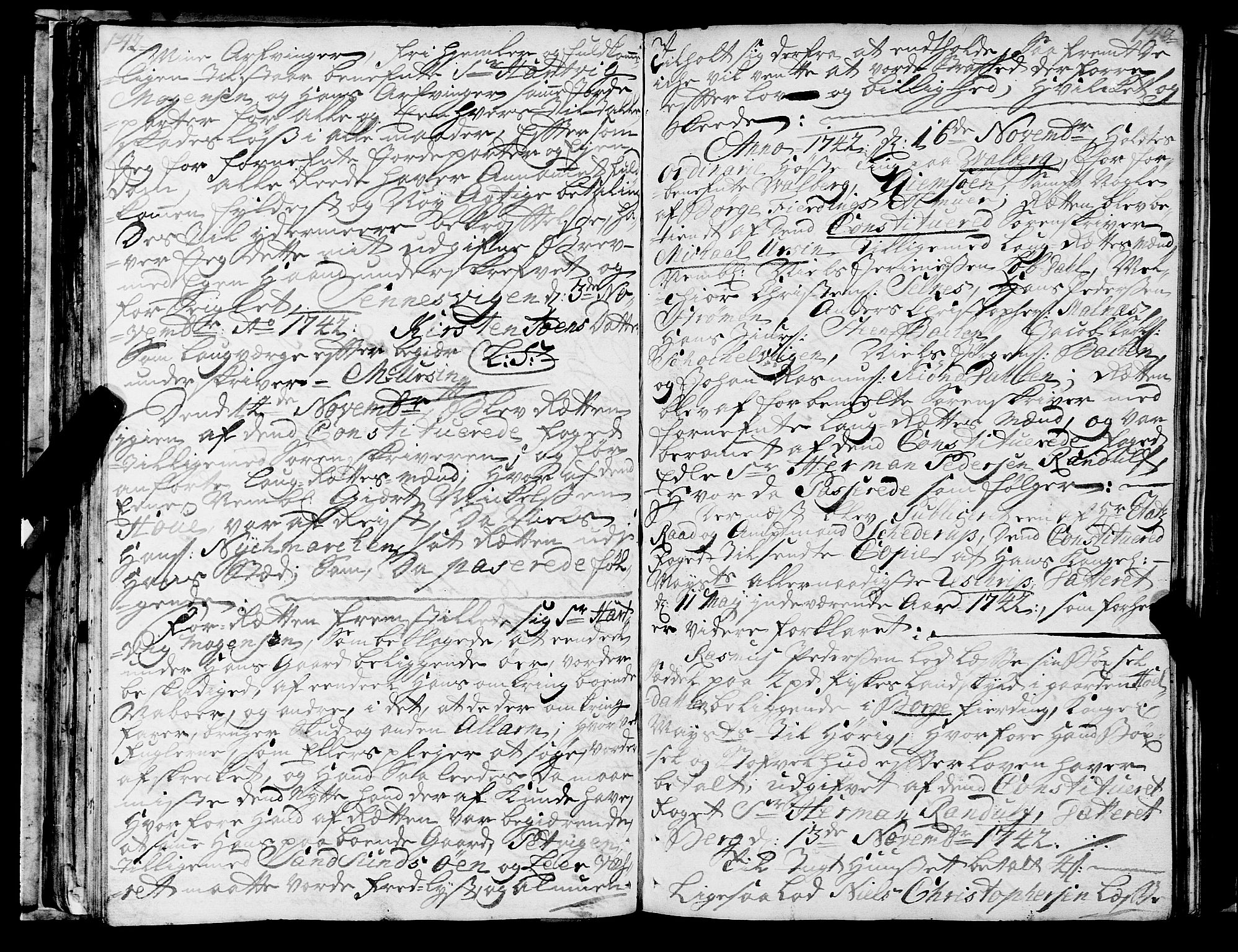 Lofoten sorenskriveri, SAT/A-0017/1/1/1A/L0005: Tingbok, 1739-1752, p. 142-143