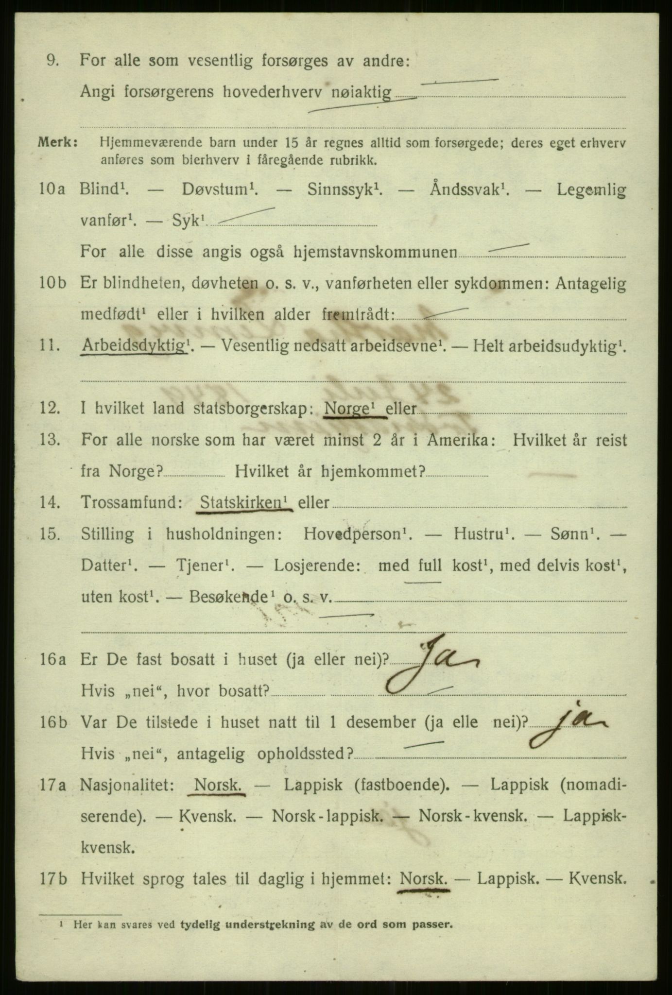 SATØ, 1920 census for Hammerfest, 1920, p. 5775