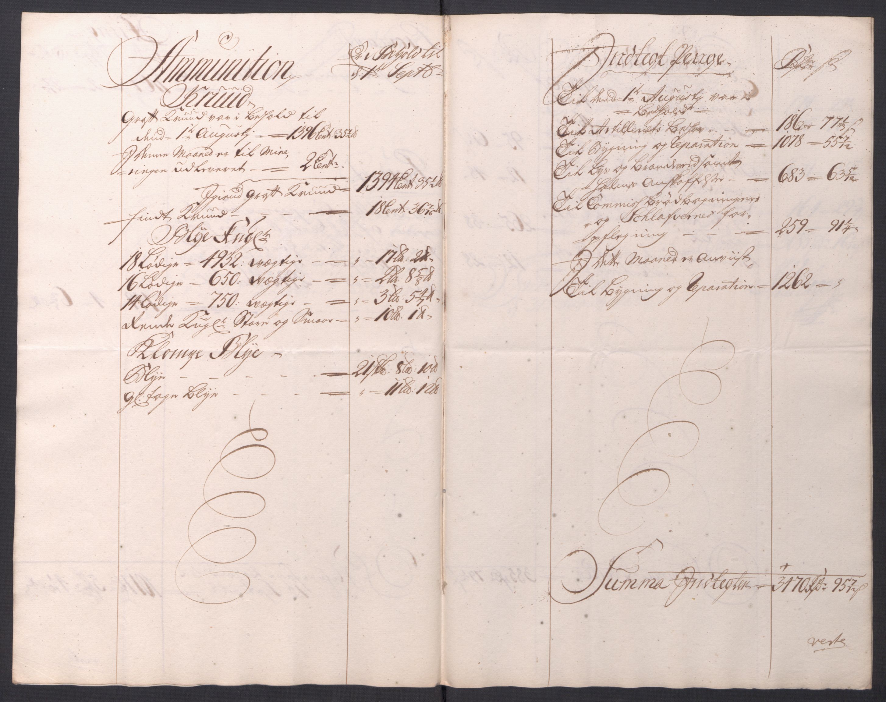 Kommanderende general (KG I) med Det norske krigsdirektorium, AV/RA-EA-5419/D/L0154: Fredriksten festning: Brev, inventarfortegnelser og regnskapsekstrakter, 1730-1739, p. 251