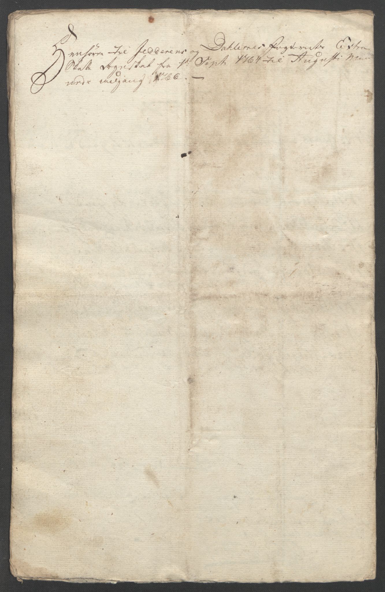 Rentekammeret inntil 1814, Reviderte regnskaper, Fogderegnskap, AV/RA-EA-4092/R46/L2836: Ekstraskatten Jæren og Dalane, 1764-1766, p. 125