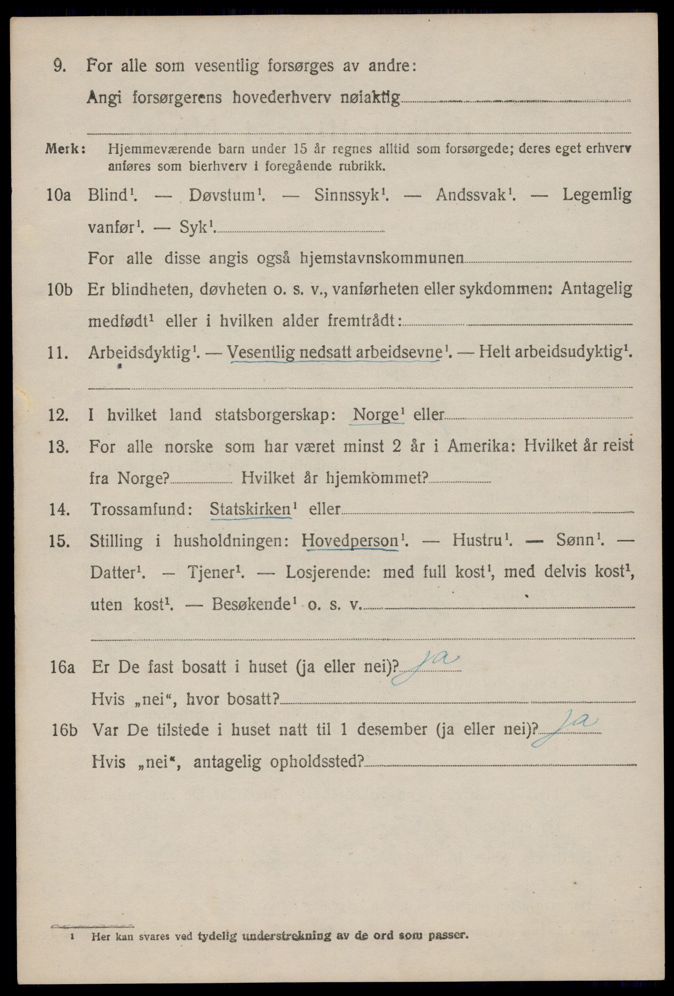 SAST, 1920 census for Heskestad, 1920, p. 602