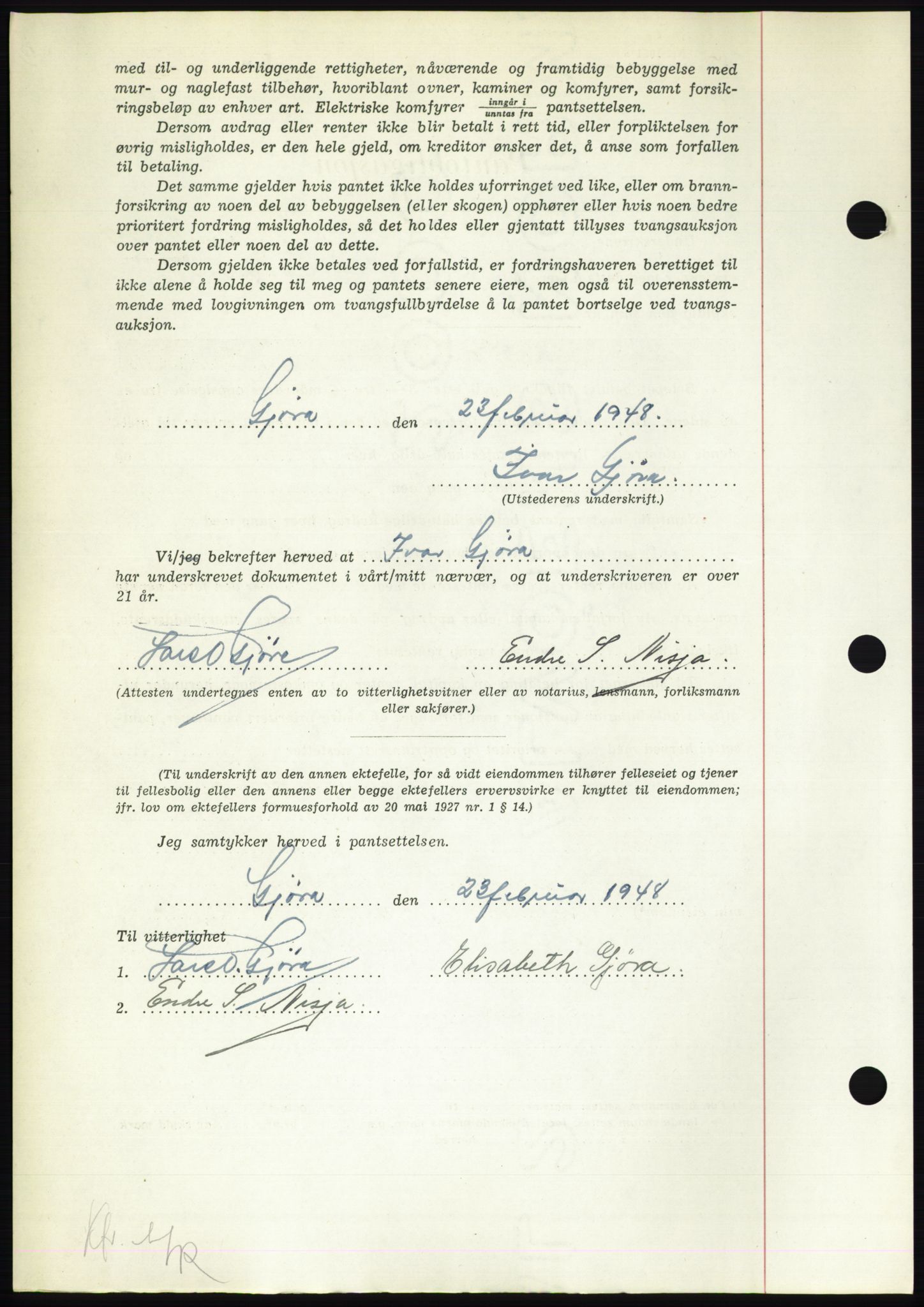 Nordmøre sorenskriveri, AV/SAT-A-4132/1/2/2Ca: Mortgage book no. B102, 1949-1949, Diary no: : 2182/1949