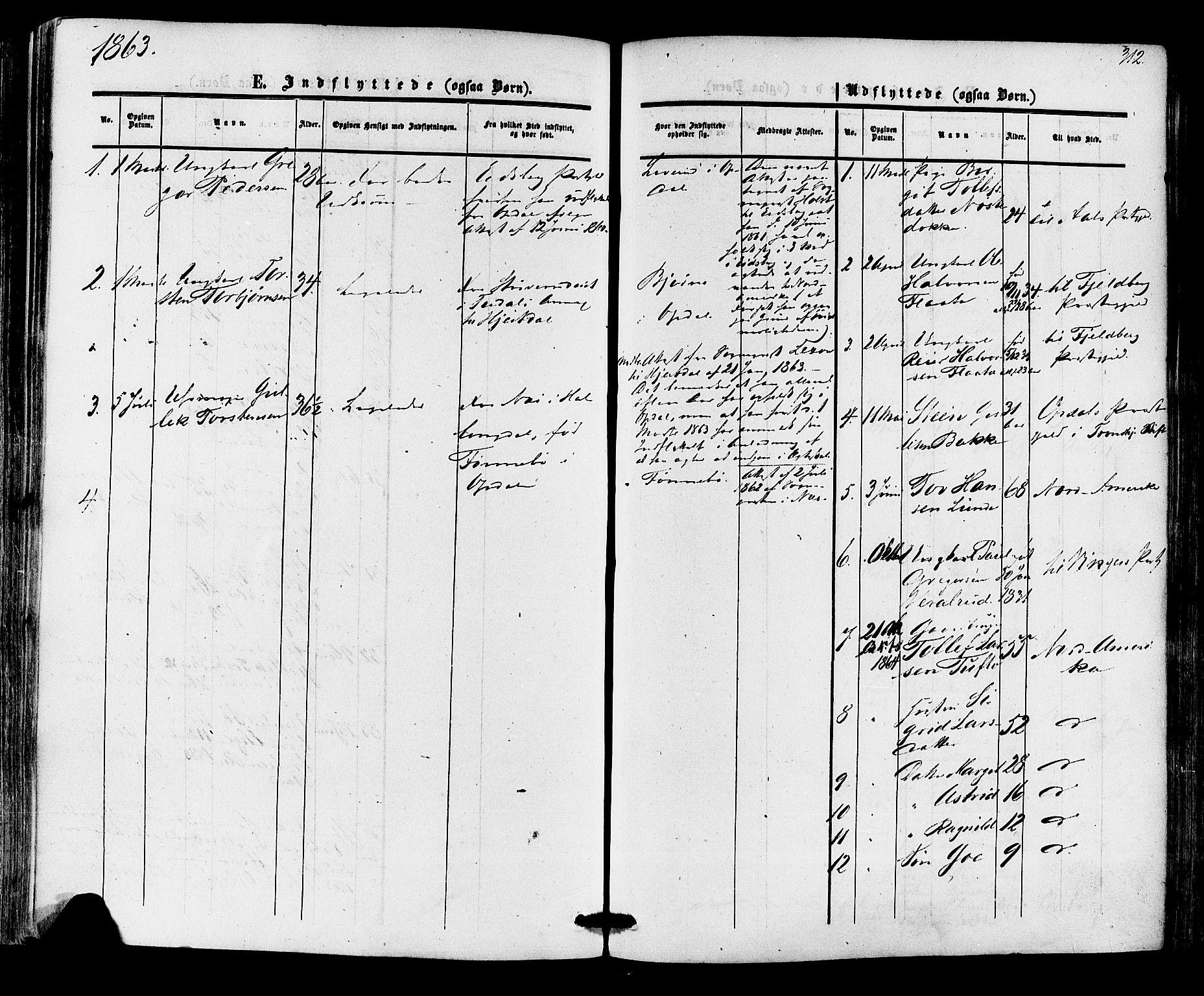 Nore kirkebøker, AV/SAKO-A-238/F/Fa/L0003: Parish register (official) no. I 3, 1858-1866, p. 312