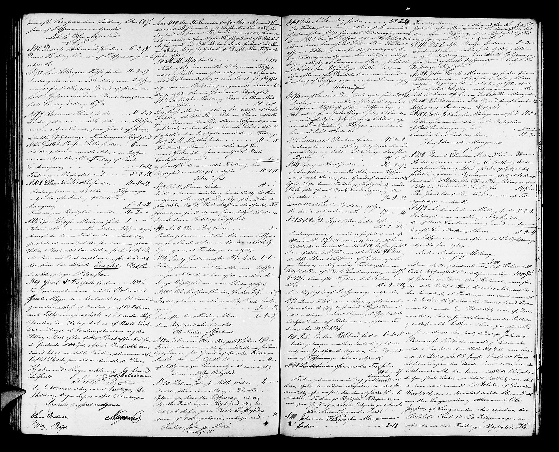 Nordhordland sorenskrivar, AV/SAB-A-2901/1/H/Hd/Hda/L0003: Skifteutlodningsprotokollar, 1846-1851, p. 358b-359a