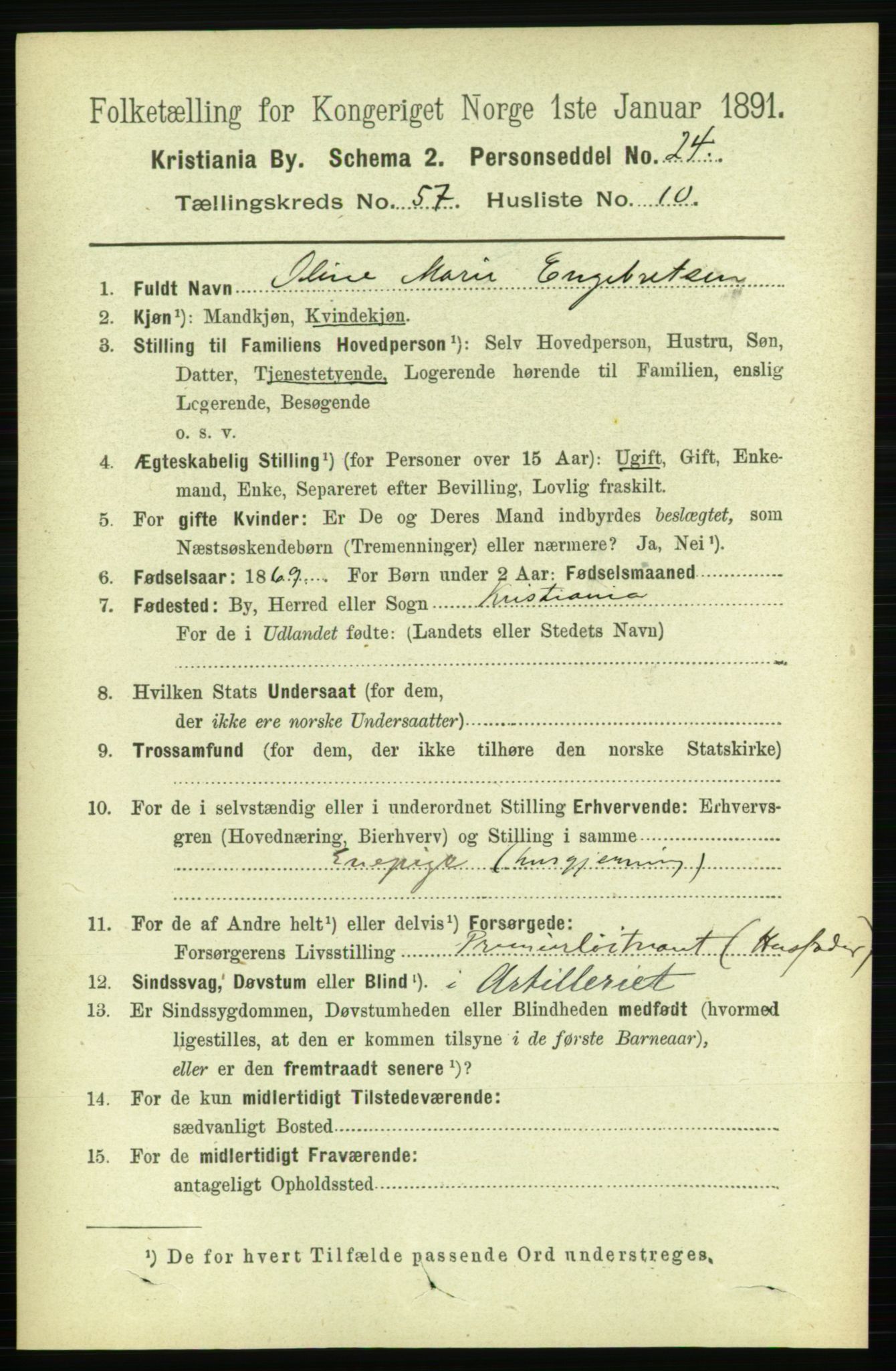 RA, 1891 census for 0301 Kristiania, 1891, p. 30702