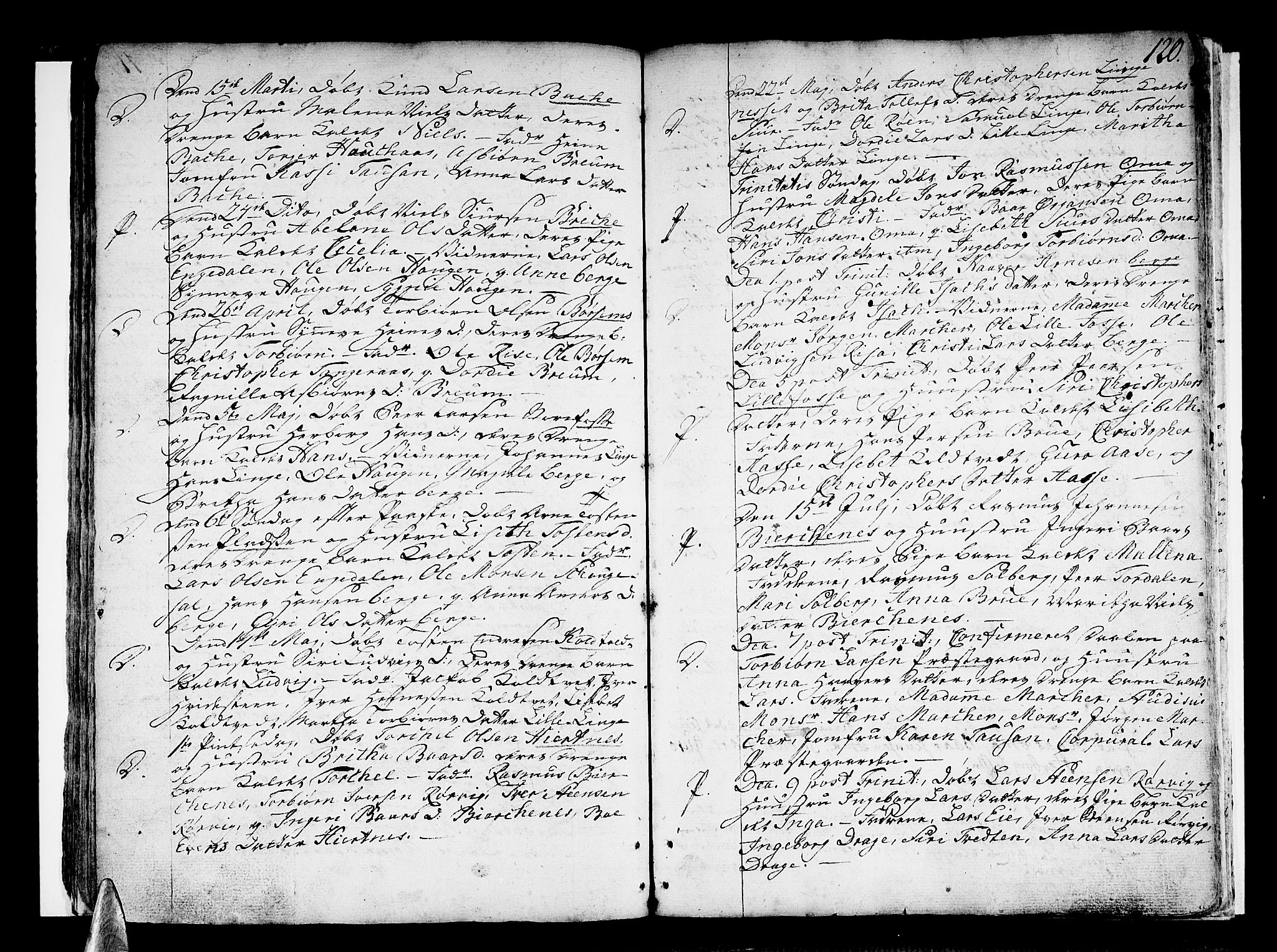 Strandebarm sokneprestembete, SAB/A-78401/H/Haa: Parish register (official) no. A 3 /1, 1750-1787, p. 120