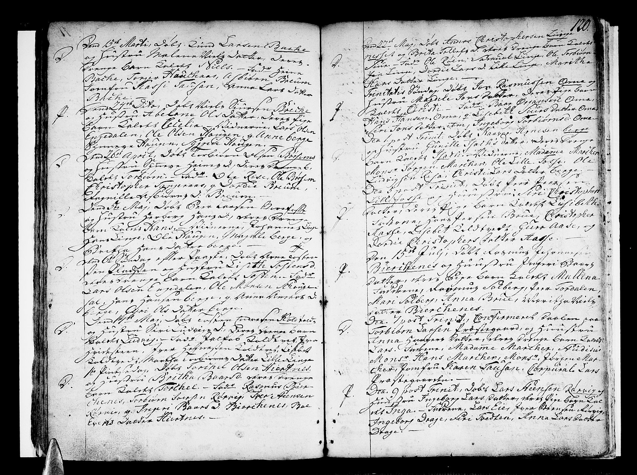 Strandebarm sokneprestembete, AV/SAB-A-78401/H/Haa: Parish register (official) no. A 3 /1, 1750-1787, p. 120