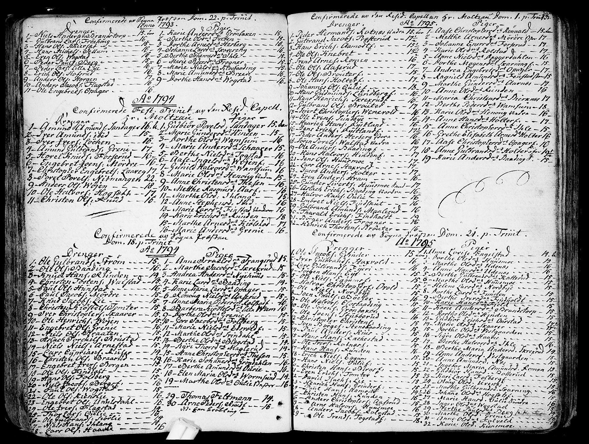 Nes prestekontor Kirkebøker, SAO/A-10410/F/Fa/L0004: Parish register (official) no. I 4, 1781-1816, p. 135