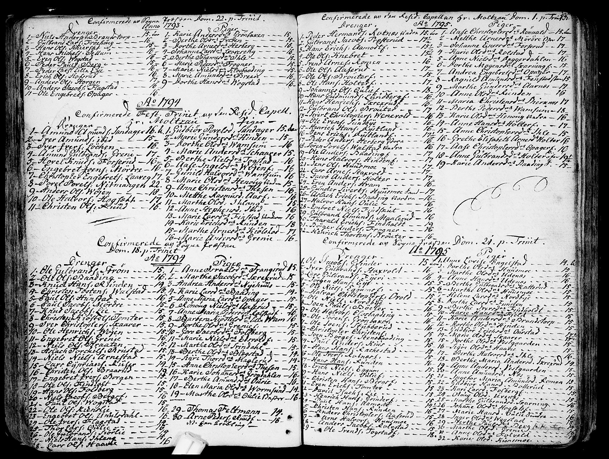 Nes prestekontor Kirkebøker, AV/SAO-A-10410/F/Fa/L0004: Parish register (official) no. I 4, 1781-1816, p. 135