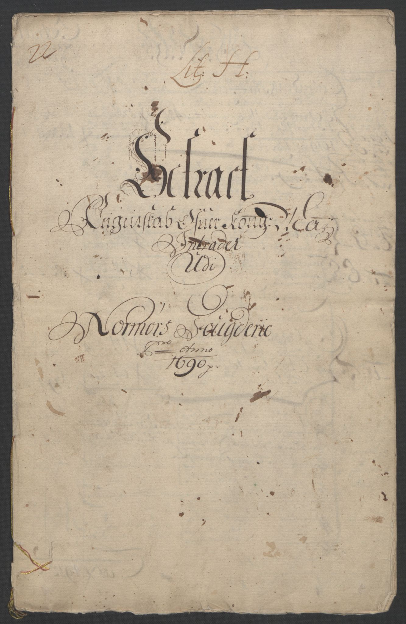 Rentekammeret inntil 1814, Reviderte regnskaper, Fogderegnskap, RA/EA-4092/R56/L3734: Fogderegnskap Nordmøre, 1690-1691, p. 3